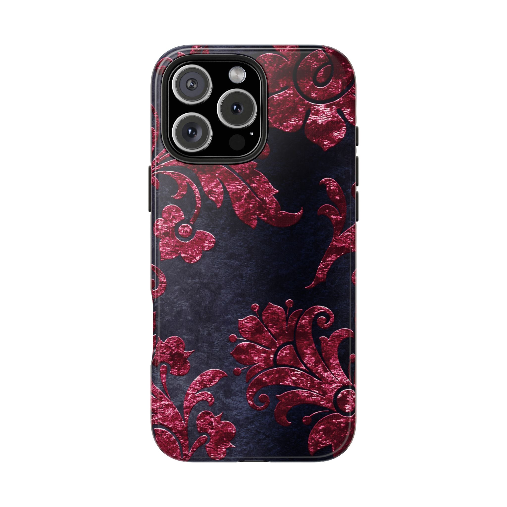 embossed-burgundy-velvet-tough-iphone-case-protective-iphone-cover-heavy-duty-iphone-case-rugged-phone-case-durable-smartphon