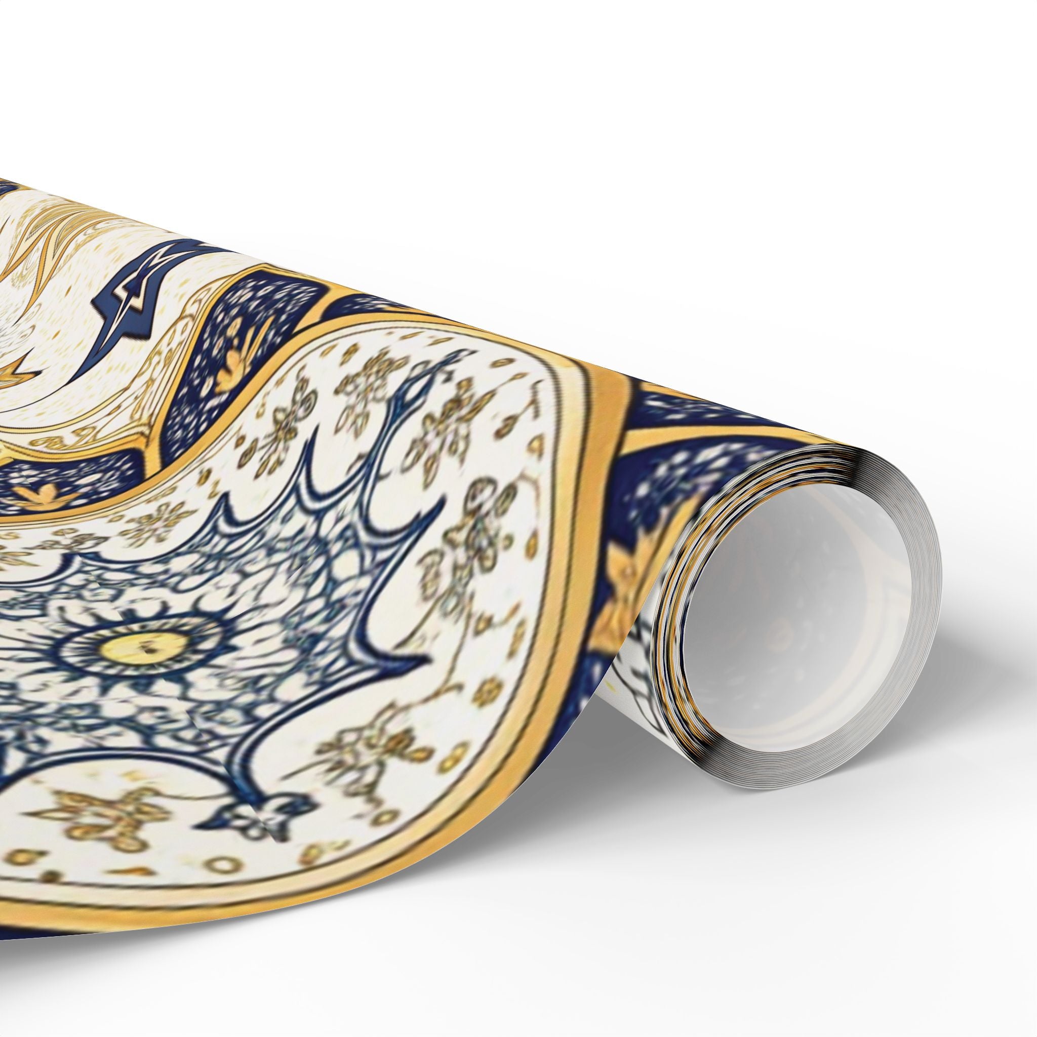 ramadan-night-wrapping-papers-islamic-crescent-moon-gift-wrap-mosque-silhouette-eid-holiday-supplies-festive-present-packagin