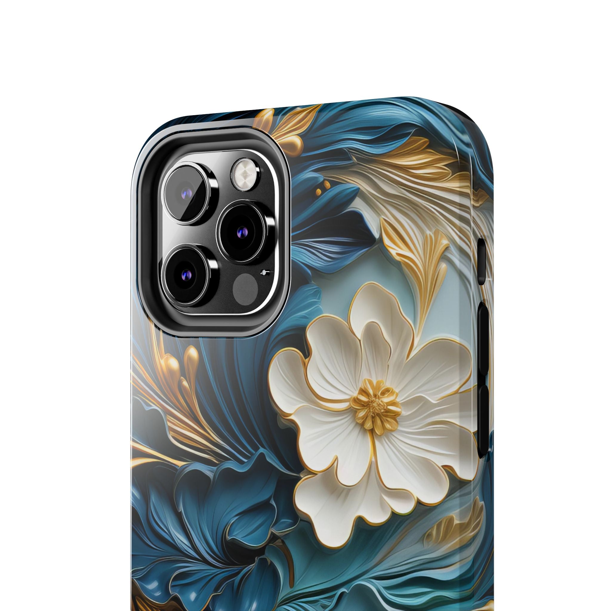 textured-art-nouveau-floral-tough-phone-case-cottagecore-iphone-case-unique-floral-phone-cover-vintage-style-iphone-case-prot