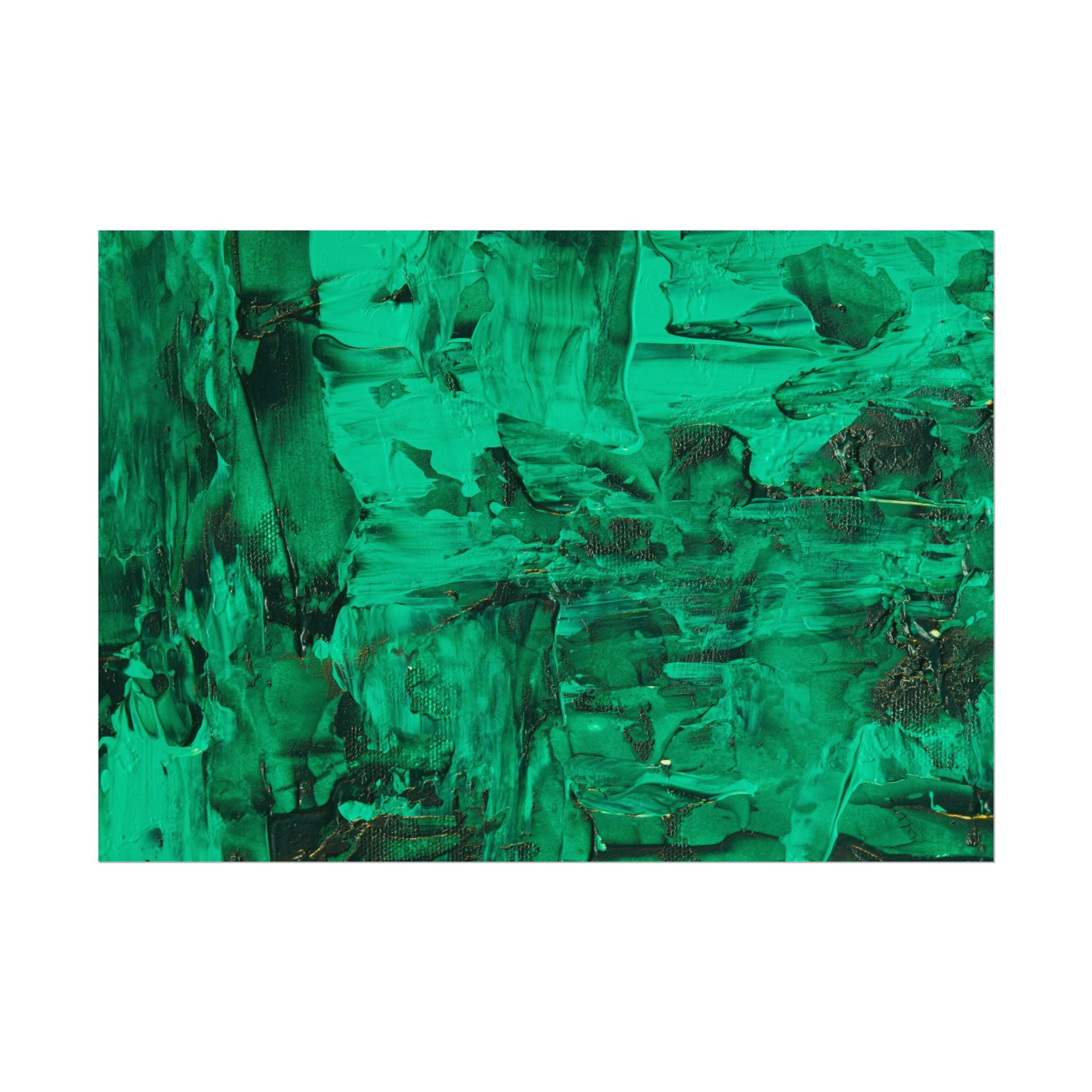 Abstract Green Poster Wall Art, Home Decor, Office Decor, Green Canvas Bedroom, Green Poster Print, Modern Art, Green Wall Decor