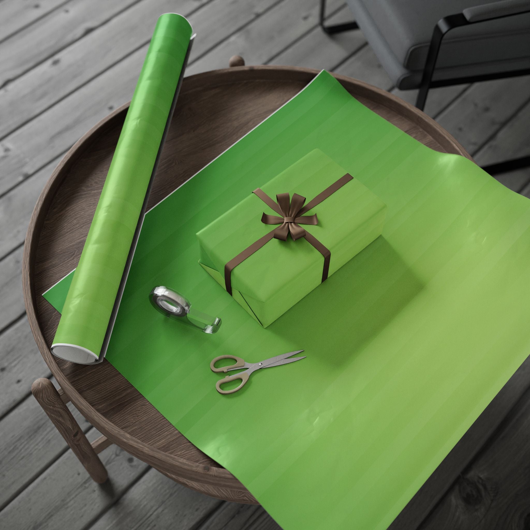 green-line-stripe-elegant-wrapping-paper-gift-wrap-roll-for-holidays-birthdays-and-special-occasions-christmas-present-packag