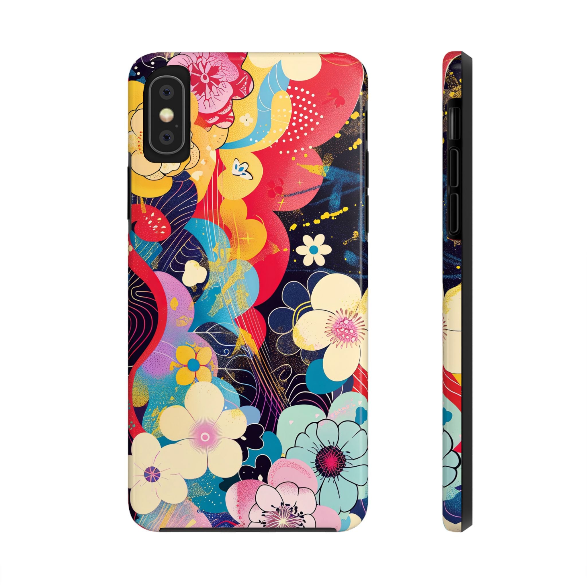 iphone-tough-case-retro-japanese-flowers-floral-phone-cover-vintage-japanese-style-protective-phone-case-asian-floral-design-