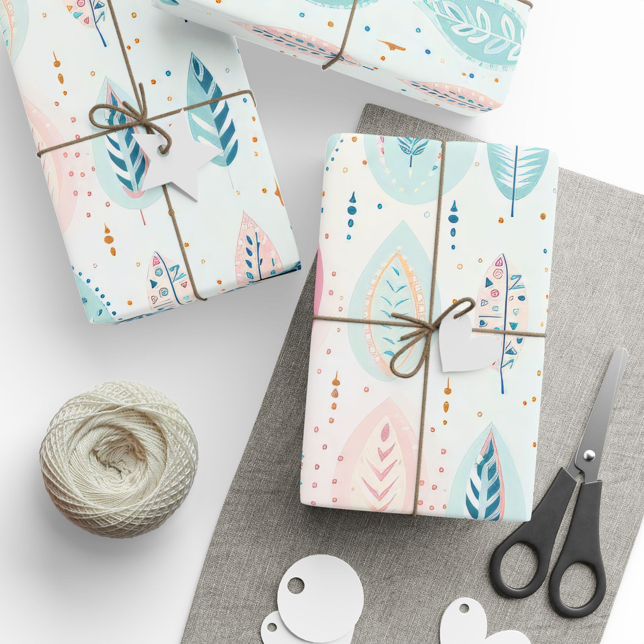 boho-wrapping-papers-pastel-gift-wrap-roll-for-birthday-unique-bohemian-design-holiday-present-wrap-scandinavian-style-packag