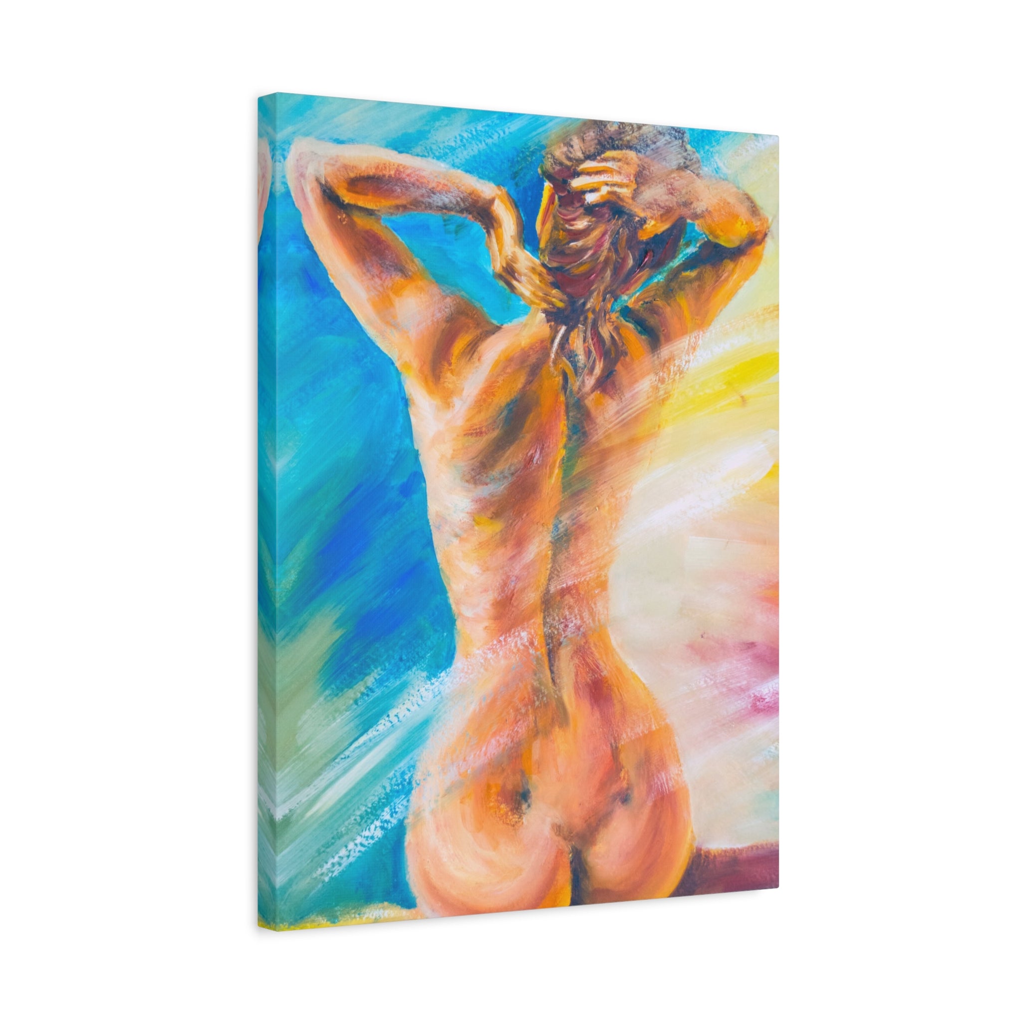 canvas-print-violin-naked-woman-body-oil-effect-wall-decor-matte-stretched-art-musician-gift-bedroom-decoration-living-room-a