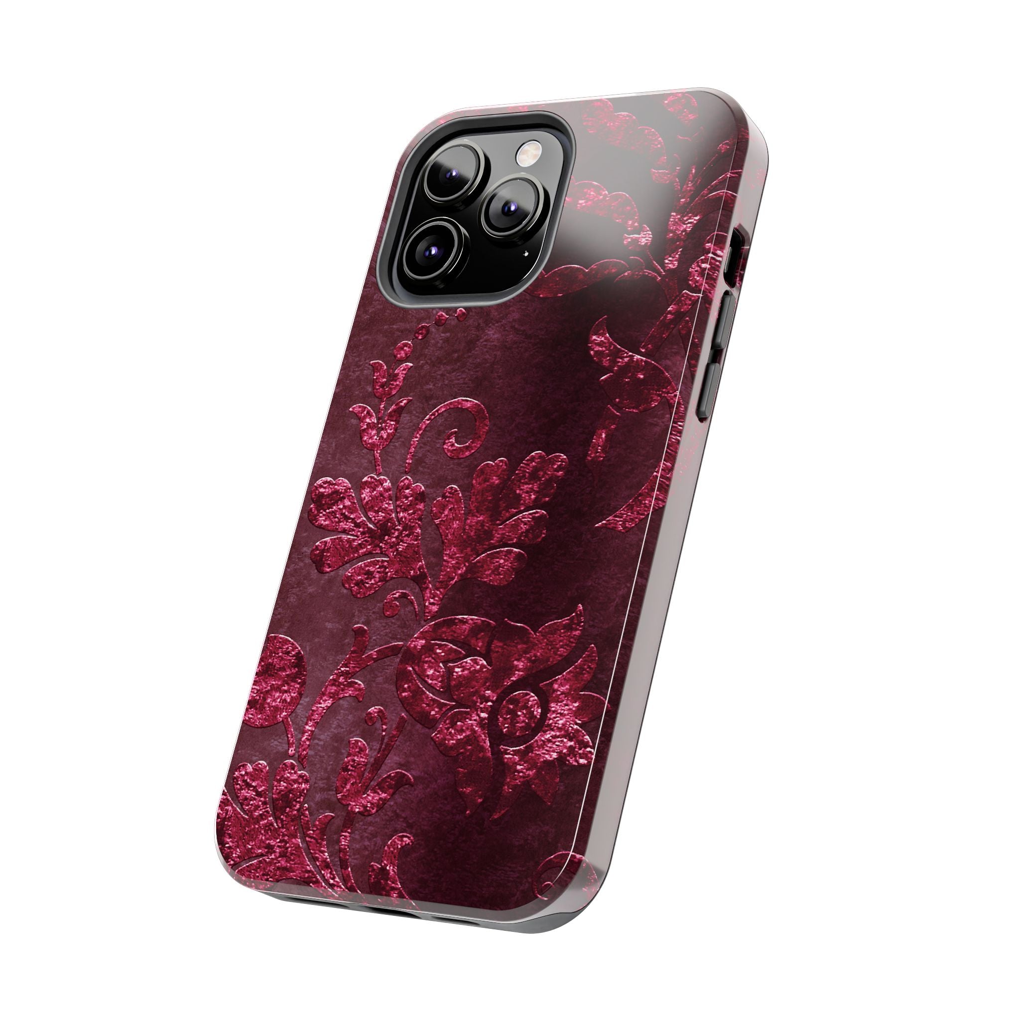 embossed-burgundy-velvet-tough-iphone-case-protective-iphone-cover-heavy-duty-iphone-case-rugged-phone-case-durable-smartphon