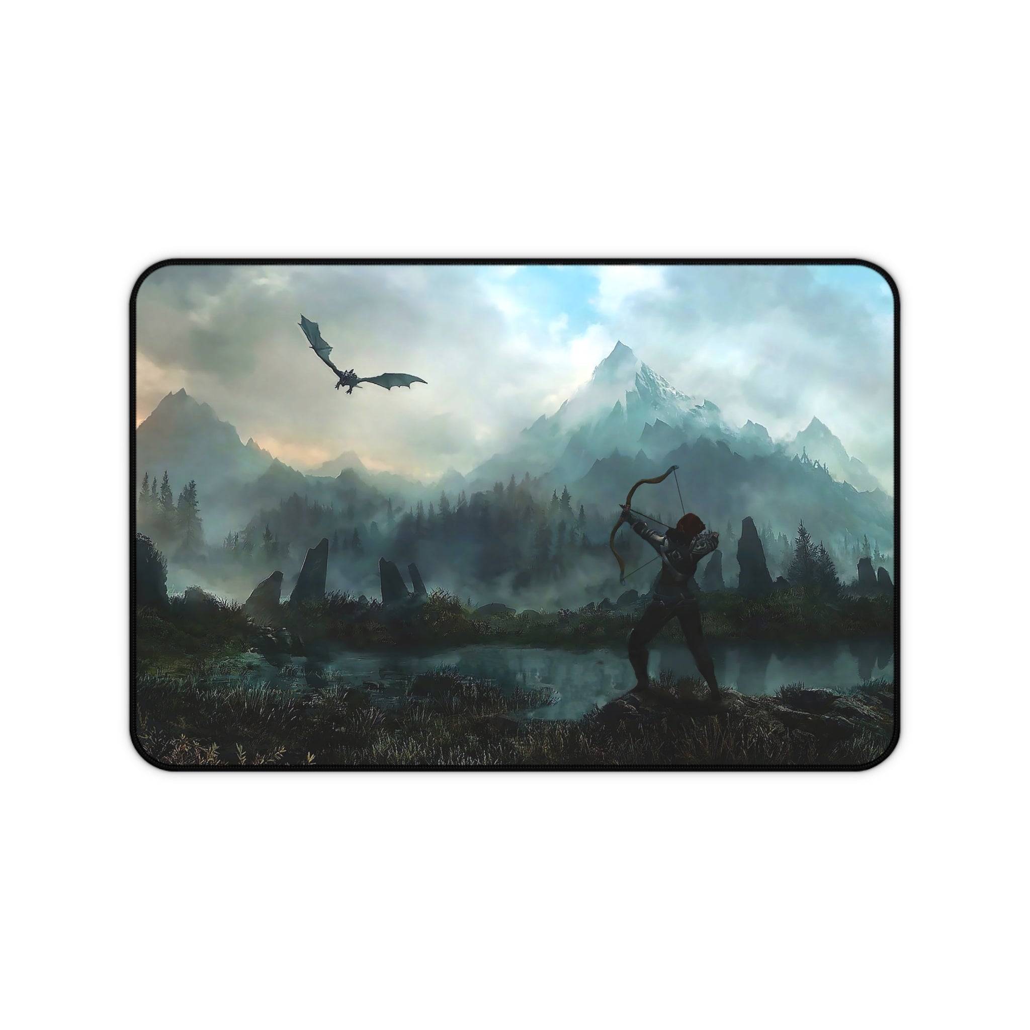 aela-skyrim-deskpad-the-elder-scrolls-elsweyr-mousepad-gaming-desk-mat-dragon-and-viking-warrior-desk-decor