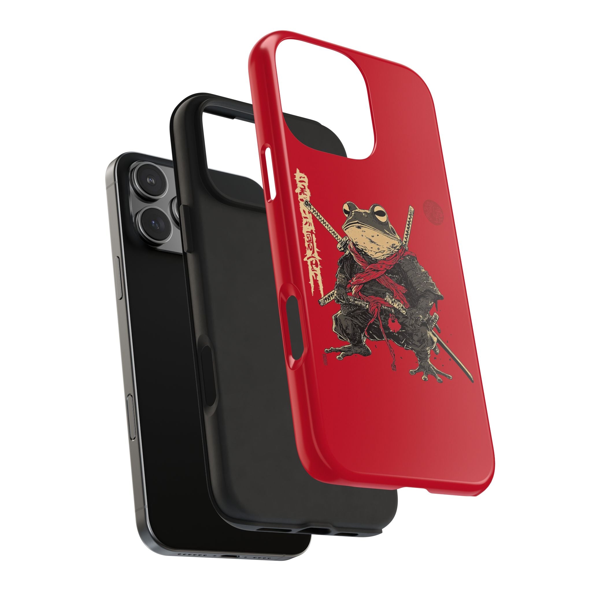 retro-vintage-ninja-frog-iphone-tough-case-red-sun-japanese-samurai-frog-design-stylish-tough-protector-red-iphone-case
