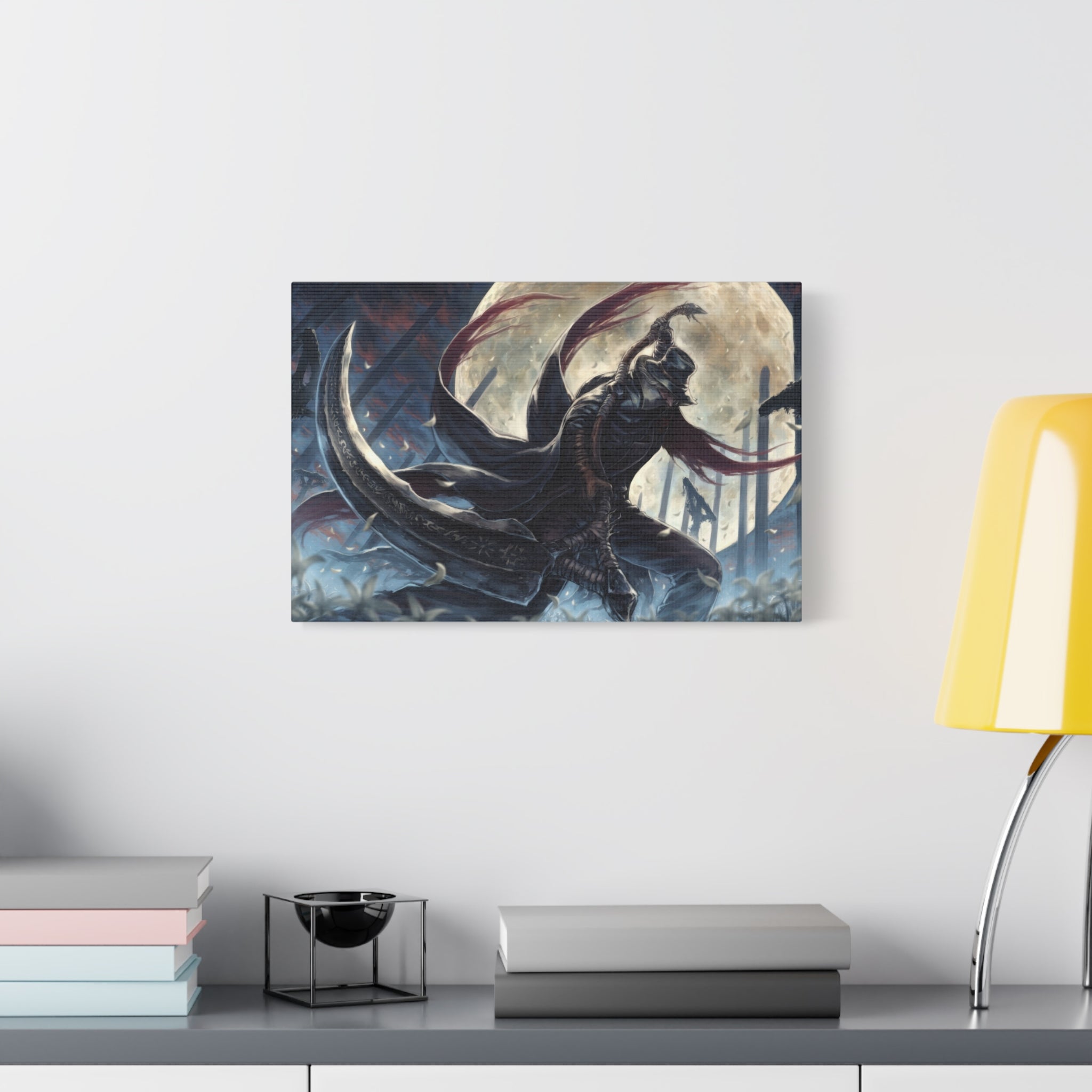 Bloodborne Gehrman The First Hunter Xlarge Canvas Wall Art — Stretched Home Decor, Game Wall Art Print