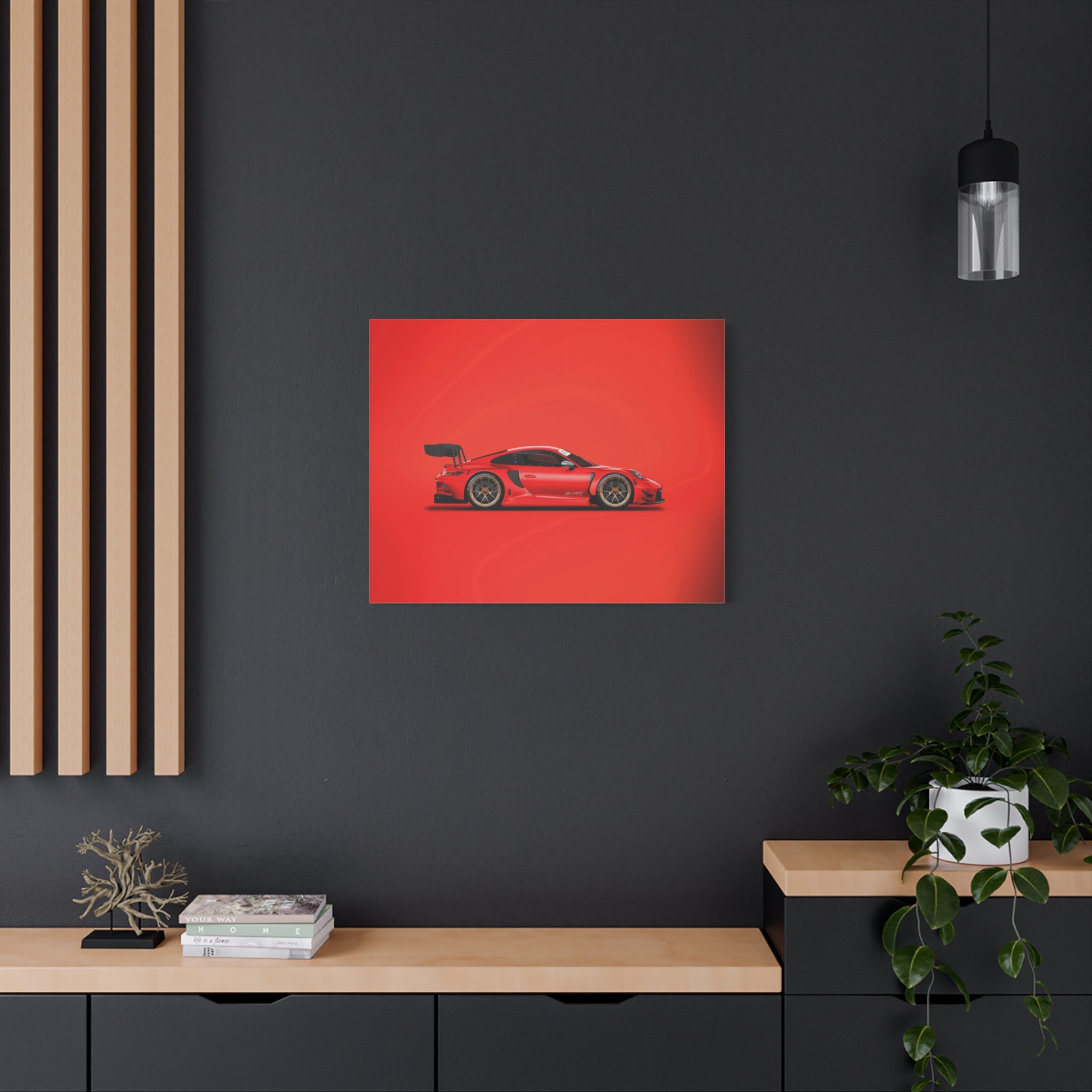 canvas-print-wall-art-porsche-911-red-gt3r-red-supercar-poster-matte-canvas-decor-stretched-large-canvas-wall-art-hypercars-1