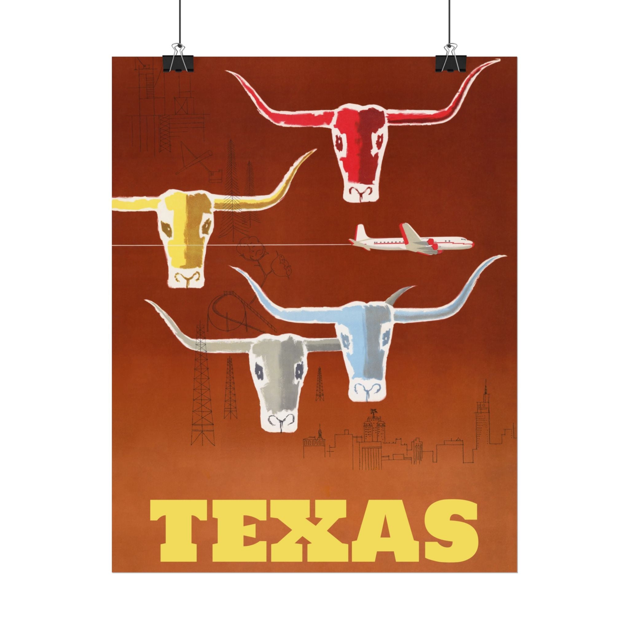 poster-print-texas-travel-wall-art-texas-decor-longhorn-skull-poster-poster-fine-artwork-texas-poster-gift-lone-star-state-so