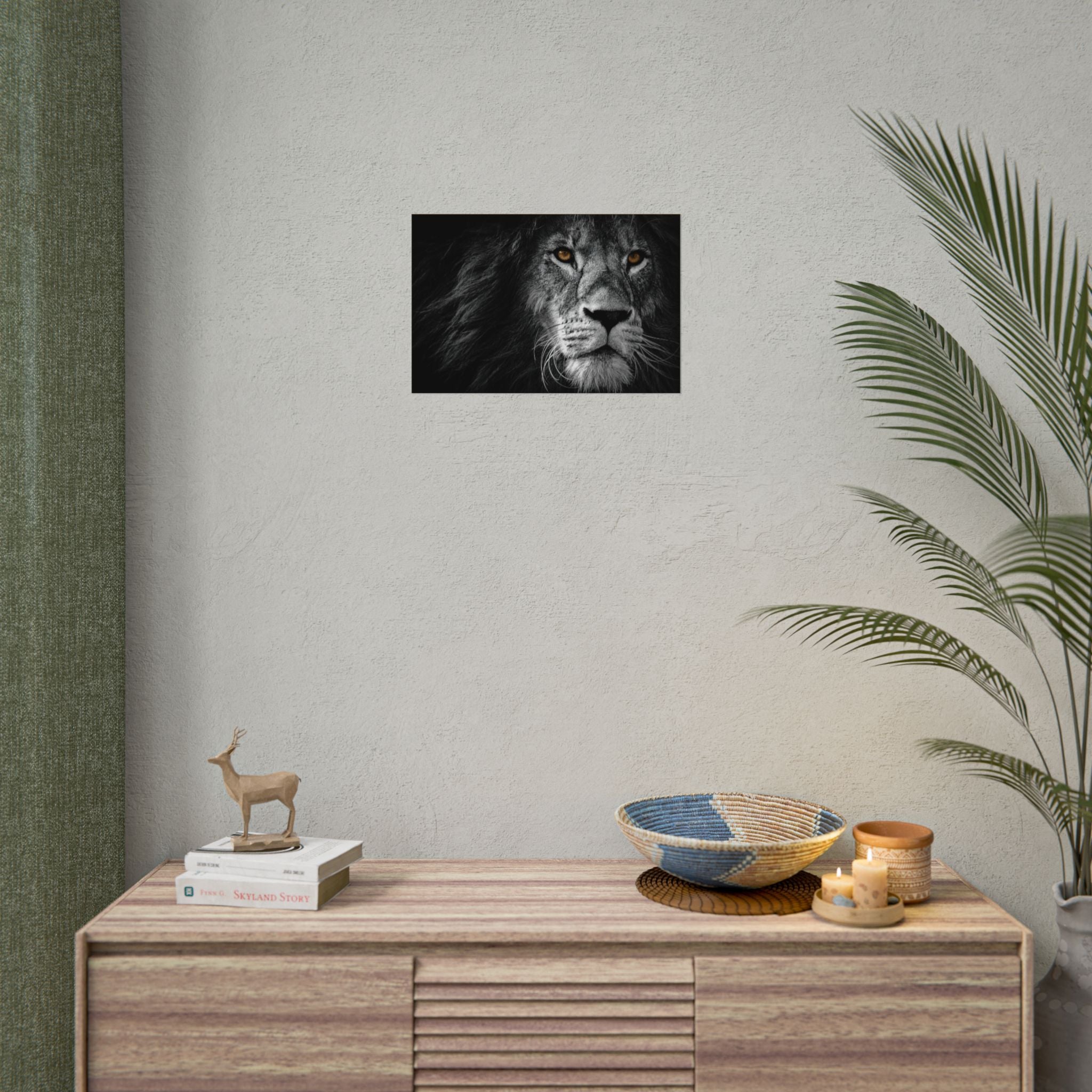 poster-print-lion-wall-art-black-and-white-monochrome-decor-living-room-decor-lion-poster-jungle-animal-art-print-wildlife-sa