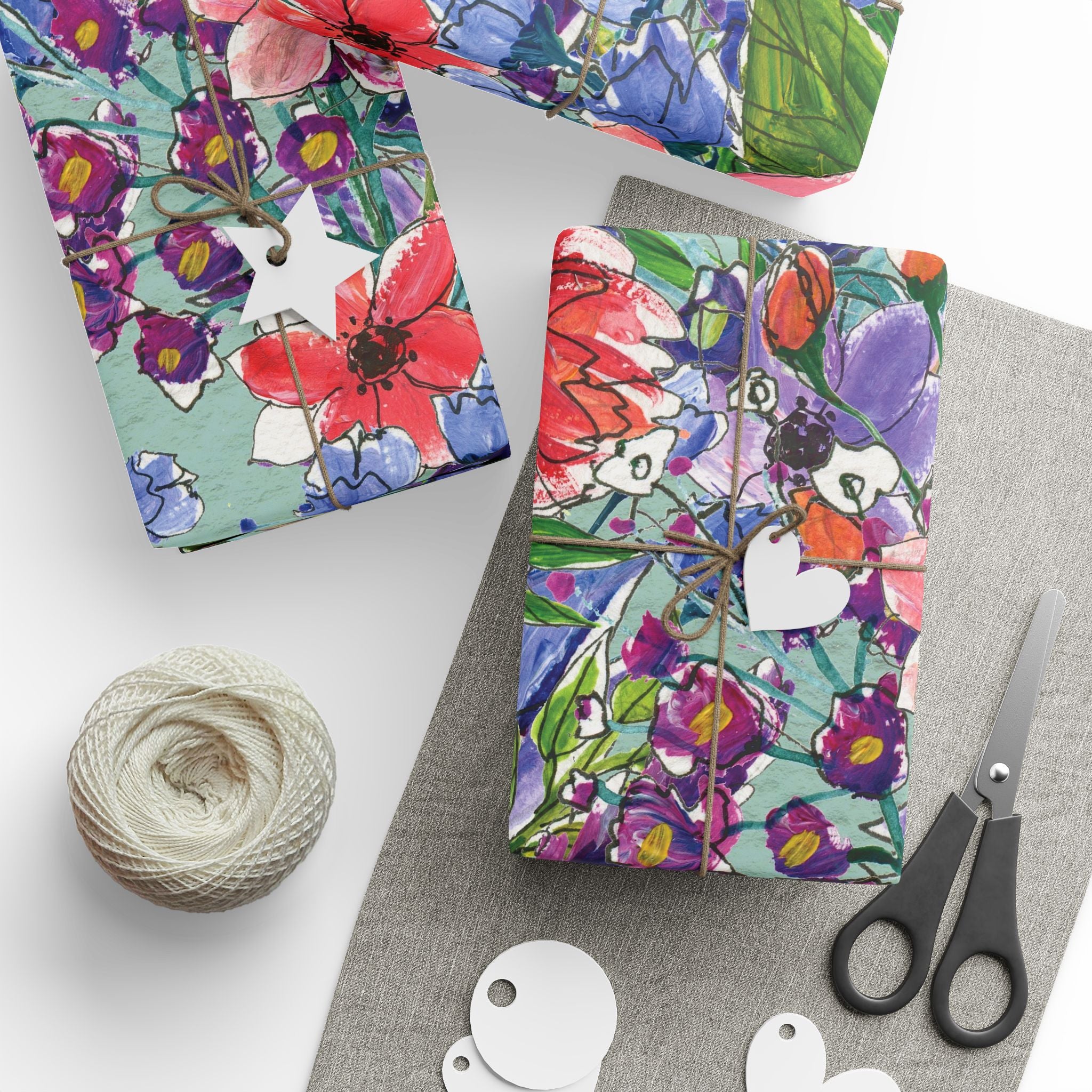 floral-wrapping-papers-pink-purple-oil-painting-gift-wrap-holiday-present-packaging-birthday-party-decor-craft-supplies-weddi