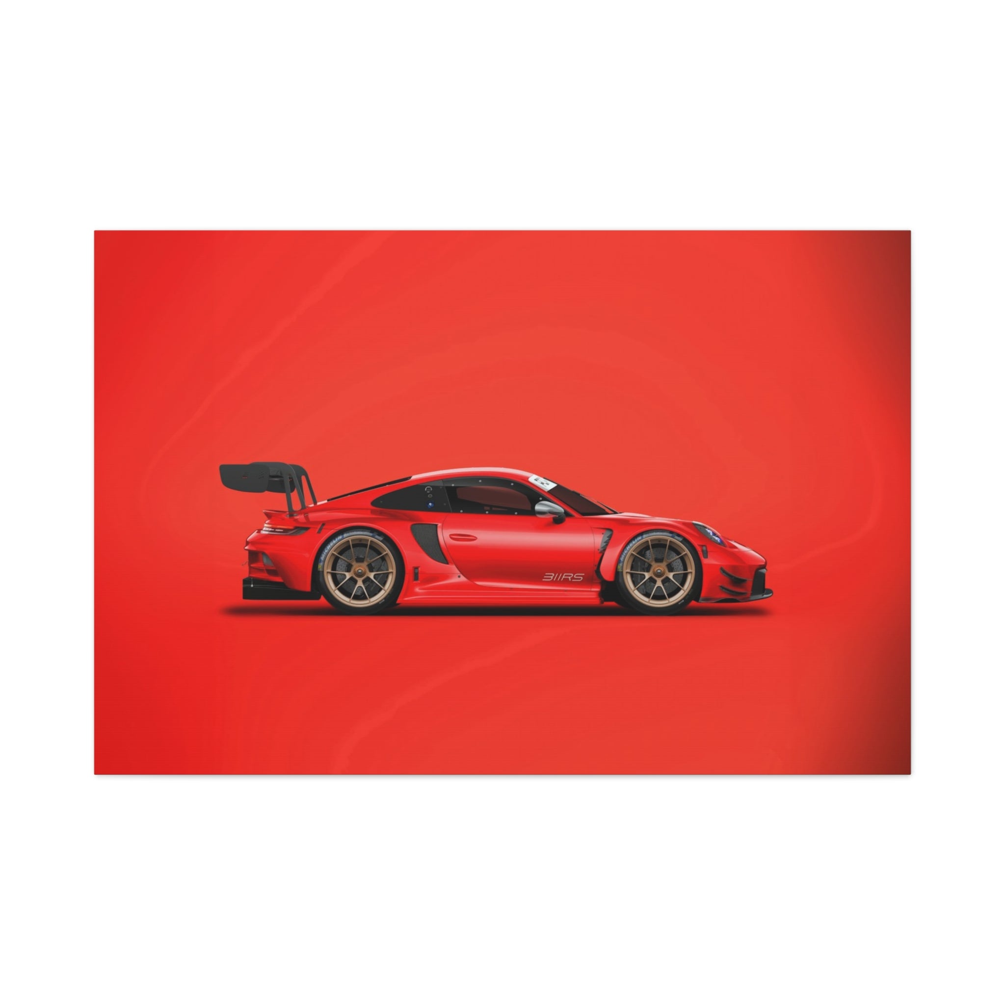 canvas-print-wall-art-porsche-911-red-gt3r-red-supercar-poster-matte-canvas-decor-stretched-large-canvas-wall-art-hypercars-1