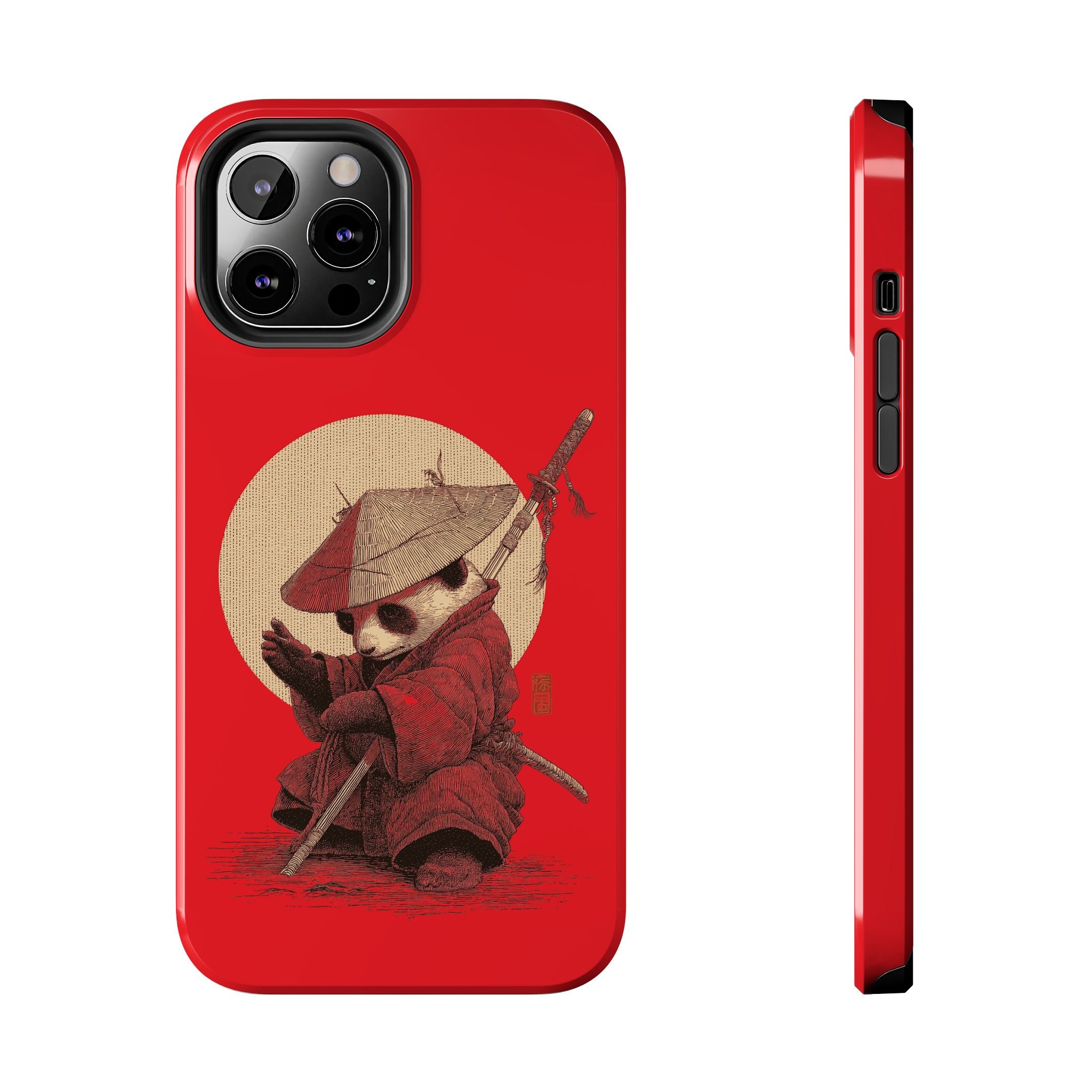 japanese-samurai-panda-iphone-tough-case-kawaii-animal-phone-cover-protective-phone-cover-japandi-art-iphone-case