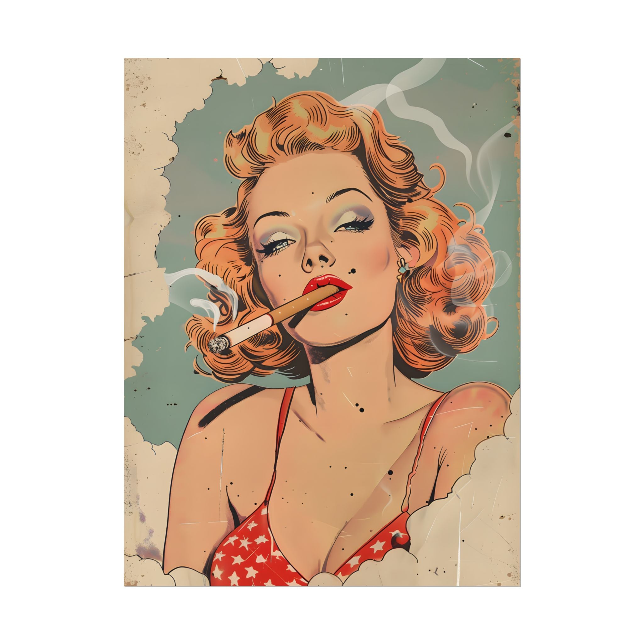 vintage-pin-up-girl-poster-print-girl-smoking-cigarette-wall-art-retro-pinup-poster-pin-up-illustration-home-decor-wall-hangi