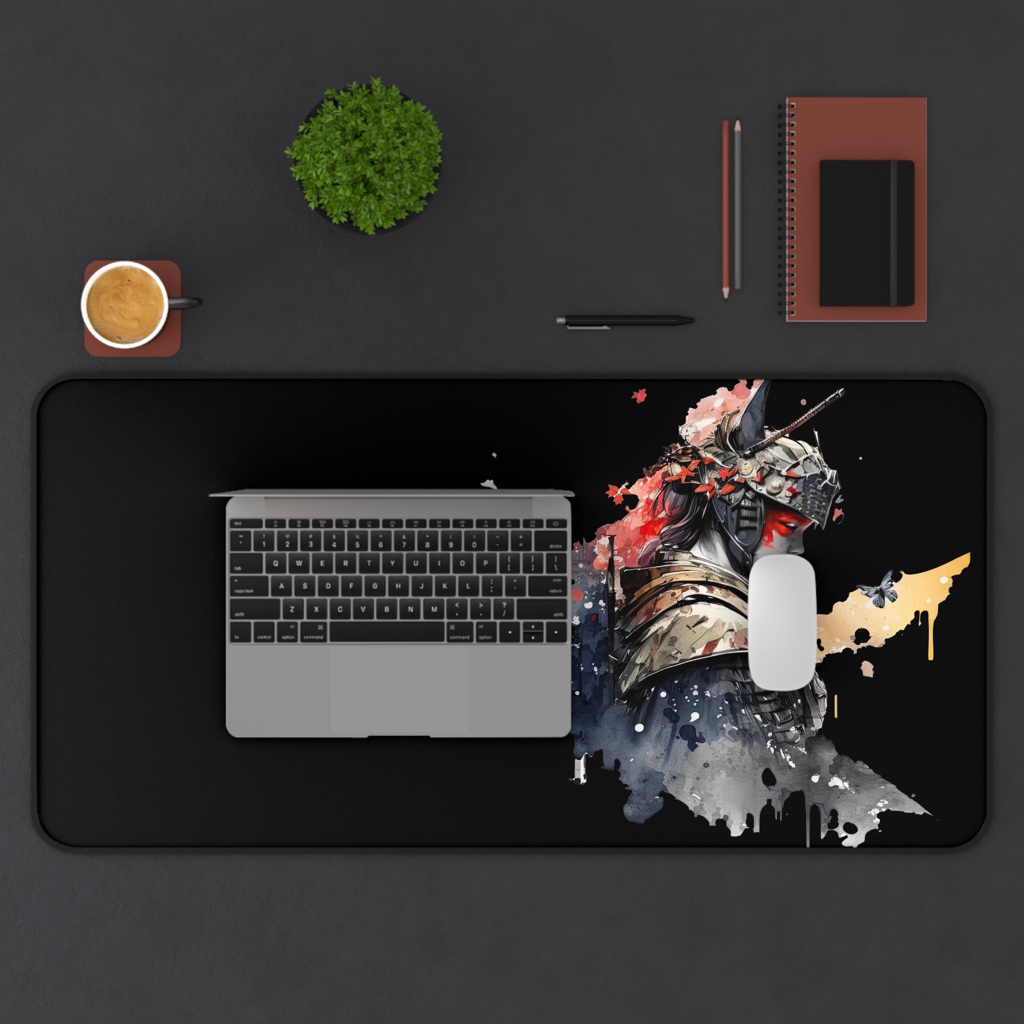 japanese-samurai-watercolor-mousepad-yellow-desk-mat-desk-pad-for-home-office-large-gaming-work-desk-large-keyboard-mat-gift-