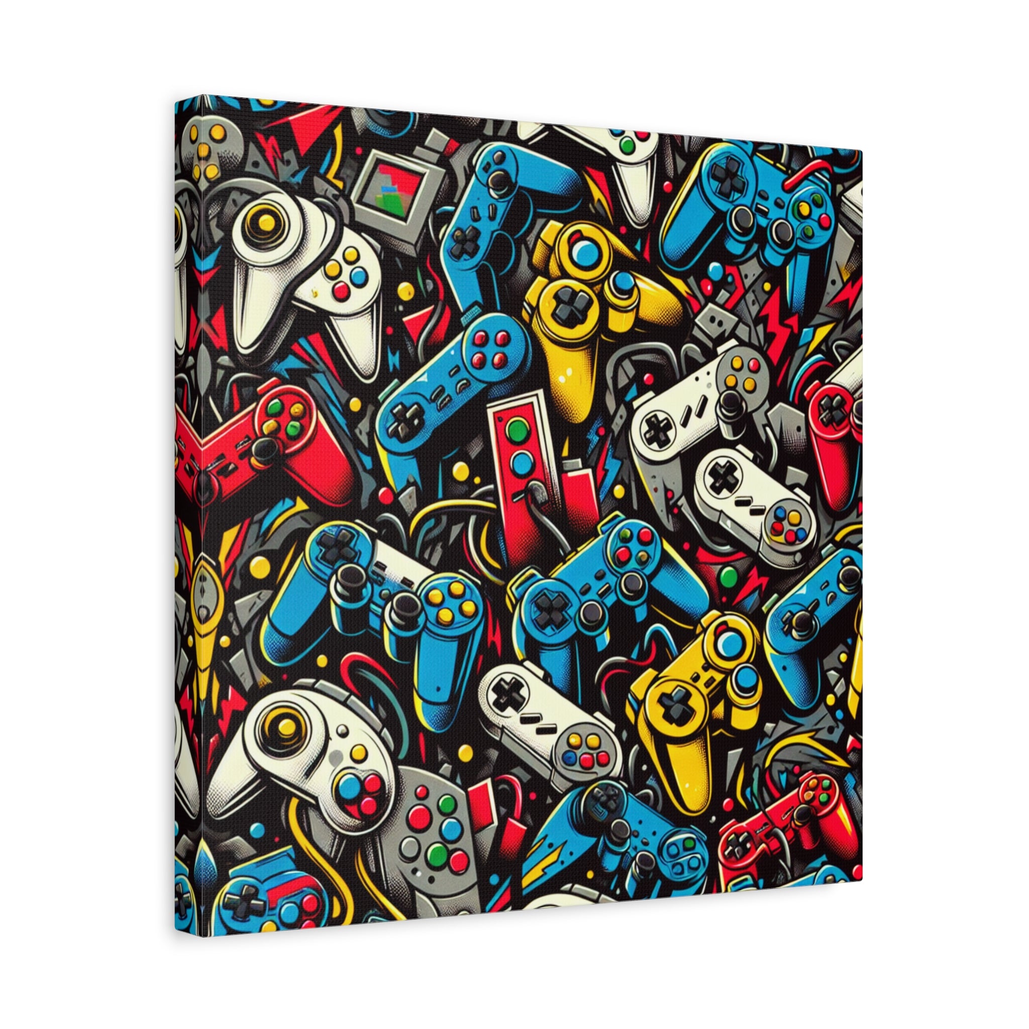 canvas-art-video-game-controller-graffiti-wall-decor-gamer-gift-teen-room-decor-boys-room-art-gaming-wall-print-man-cave-deco