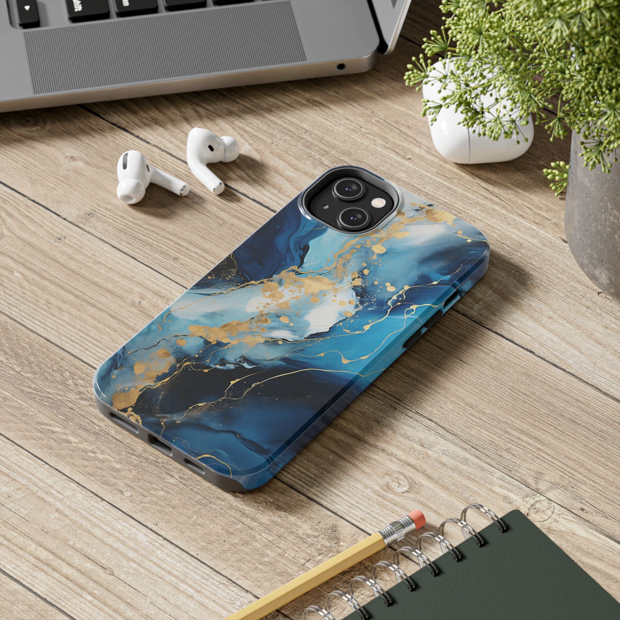 blue-gold-marble-iphone-tough-case-elegant-minimalist-protective-cover-stylish-phone-shell-hard-shell-iphone-case-trendy-acce