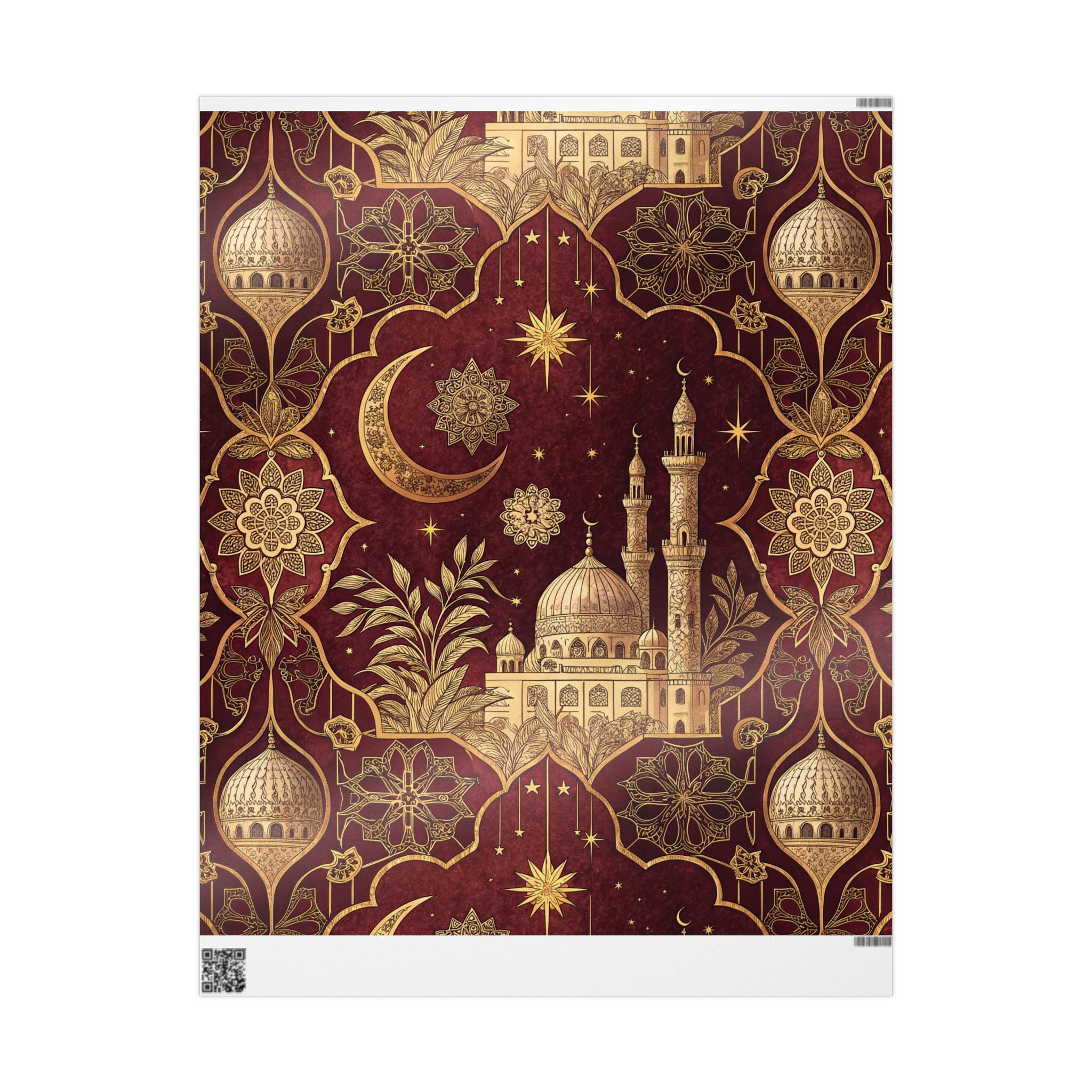 ramadan-night-wrapping-papers-islamic-celestial-gift-wrap-mosque-silhouette-eid-holiday-supplies-festive-present-packaging-re