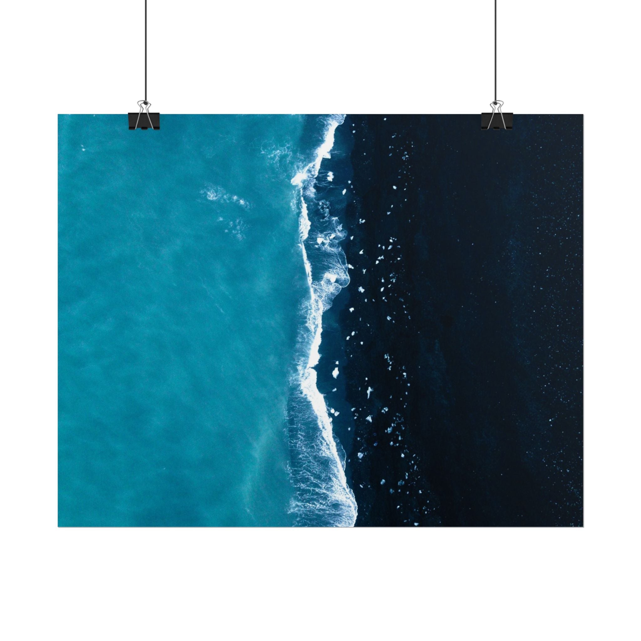 ocean-minimalist-decor-poster-print-beach-wall-art-coastal-photography-blue-ocean-print-sand-landscape-home-office-decoration