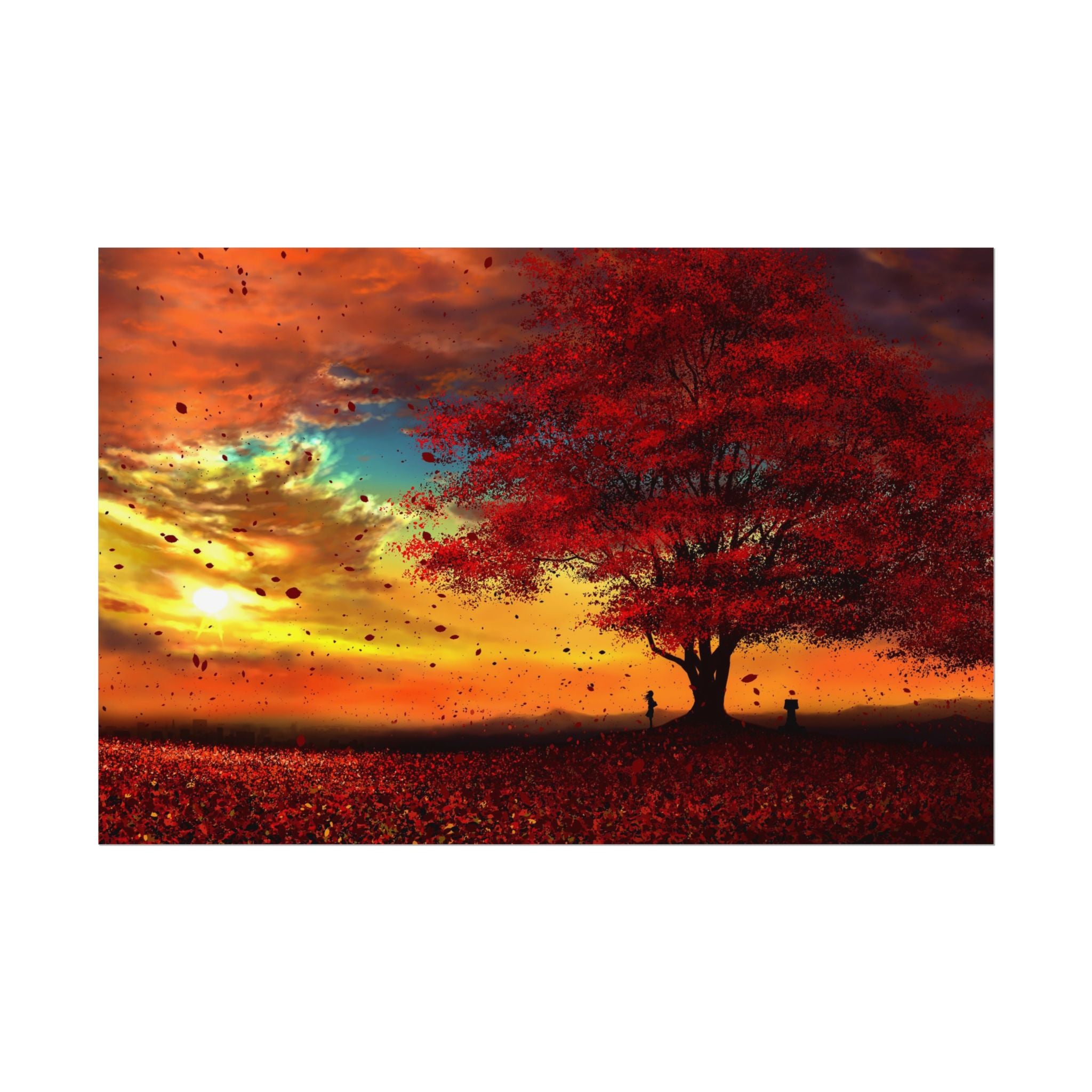 sunset-scenery-autumn-poster-print-wall-art-decor-home-decoration-nature-artwork-gift-idea-wall-hanging