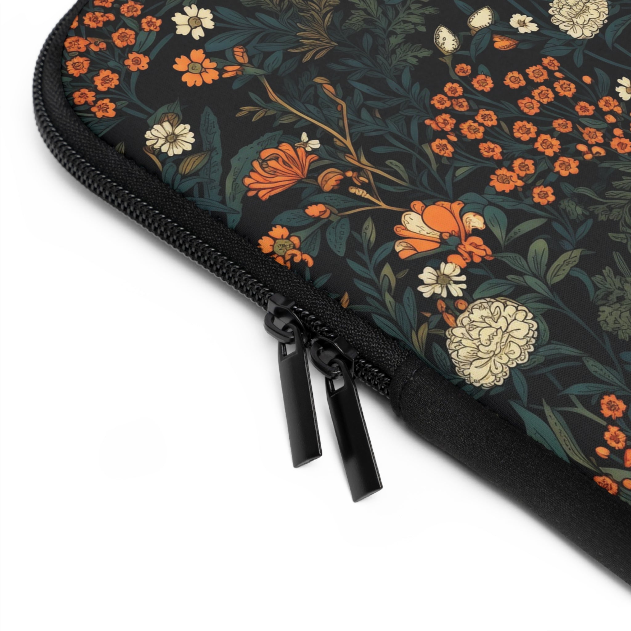 laptop-sleeve-cottagecore-dark-flowers-butterfly-sleeve-macbook-air-sleeve-floral-computer-bag-tech-case-tablet-cover-laptop