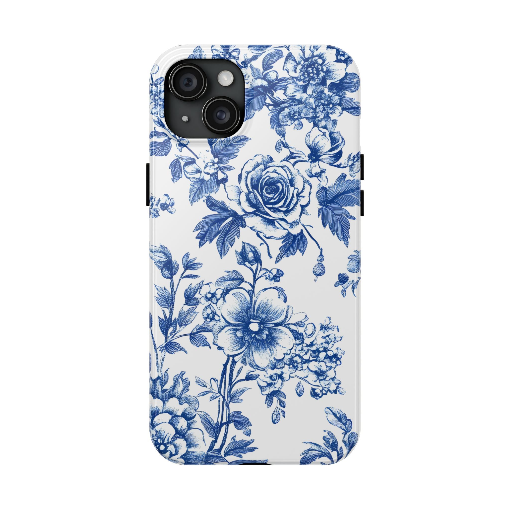 french-toile-floral-tough-iphone-case-blue-iphone-cover-protective-iphone-case-hard-shell-iphone-case-vintage-design-phone-ca