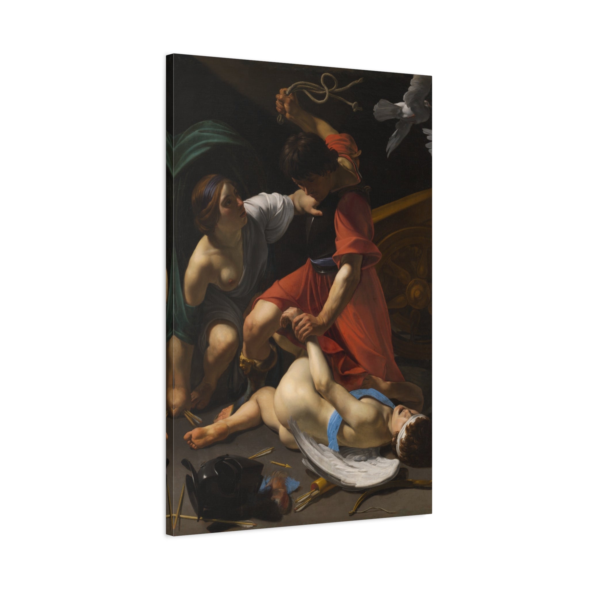 canvas-print-cupid-chastised-bartolomeo-manfredi-1613-matte-canvas-wall-art-stretched-1-25-inch-classic-art-decor-artwork