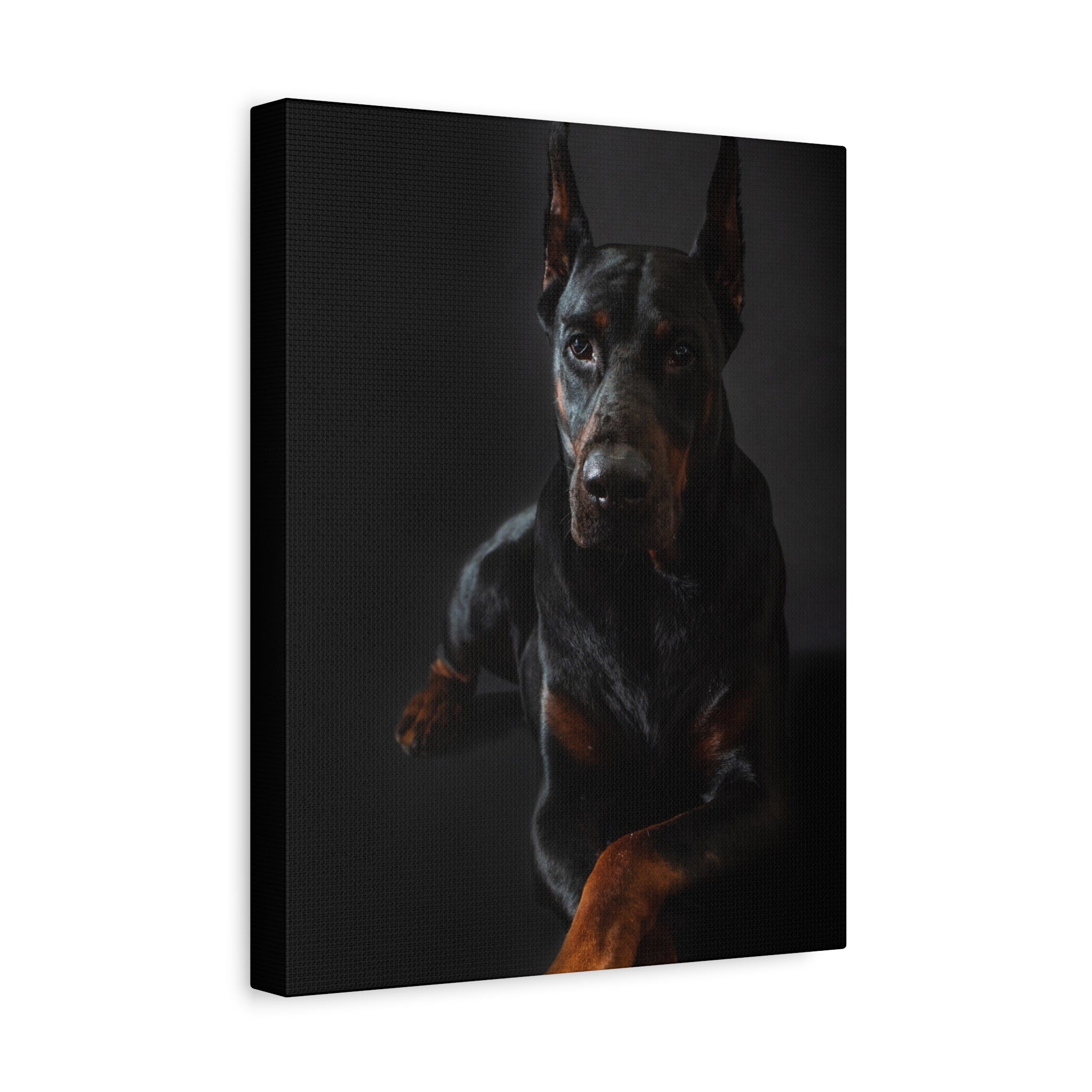 canvas-print-doberman-dog-wall-art-home-decor-office-decor-stretched-matte-canvas-1-25-gift-for-dog-lovers-animal-artwork-pet