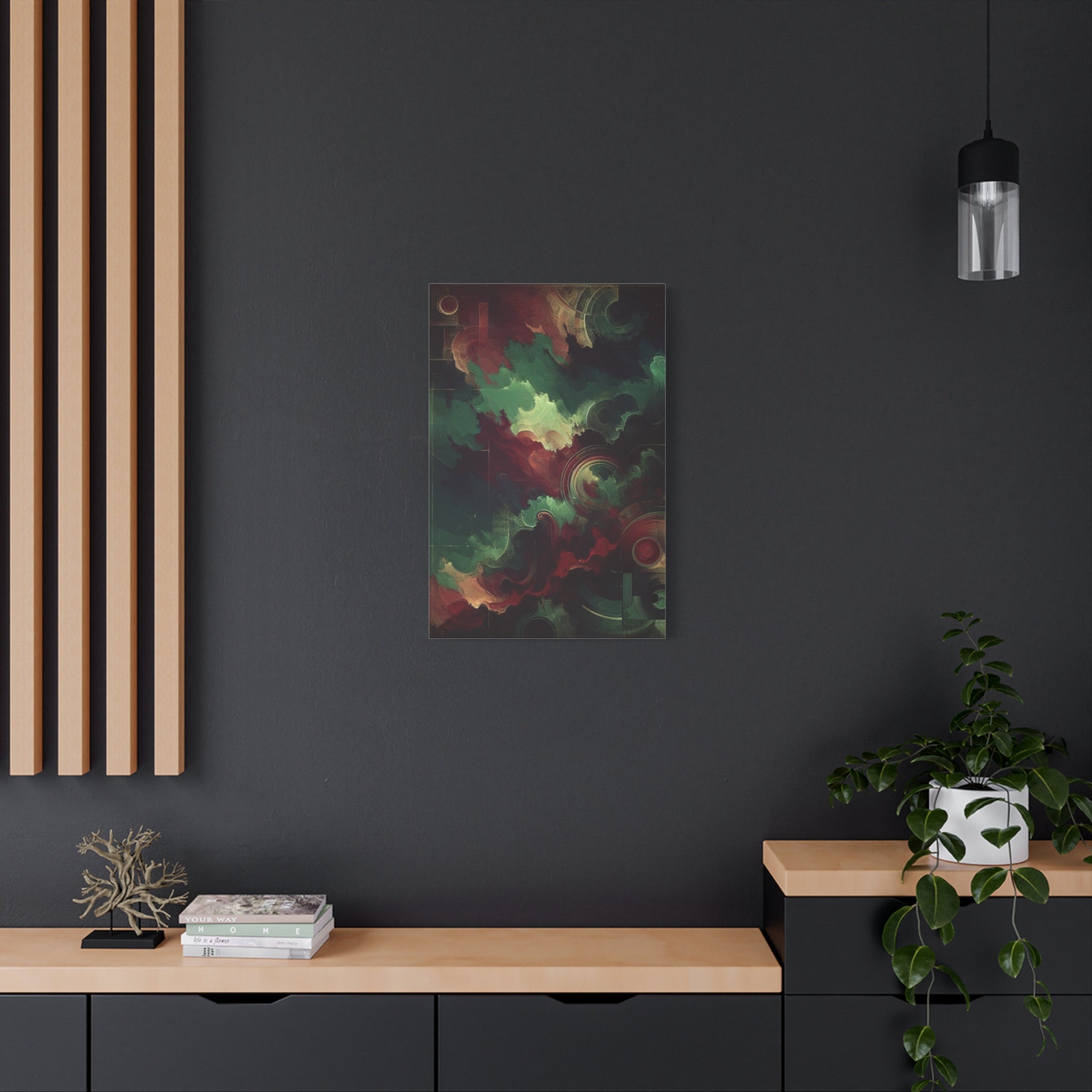 canvas-print-abstract-green-and-burgundy-wall-art-living-room-decor-gallery-wrap-canvas-abstract-wall-decor-colorful-art-home