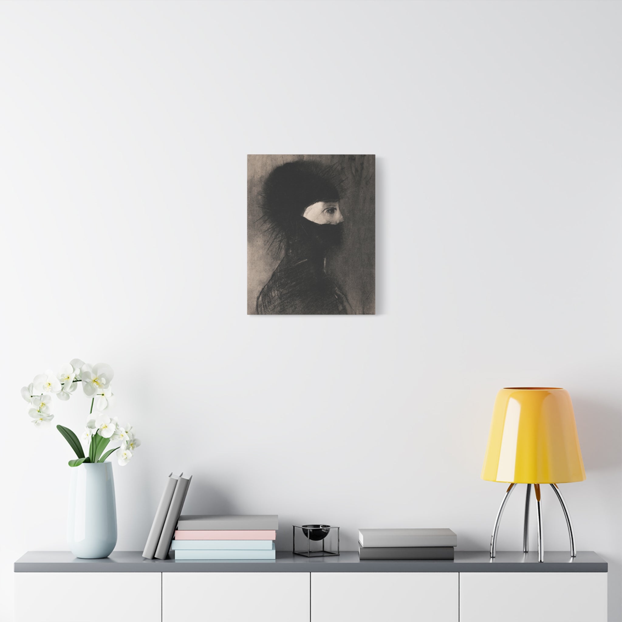 canvas-wall-art-armor-by-odilon-redon-vintage-woman-illustration-post-impressionism-art-wall-decor-matte-canvas-stretched