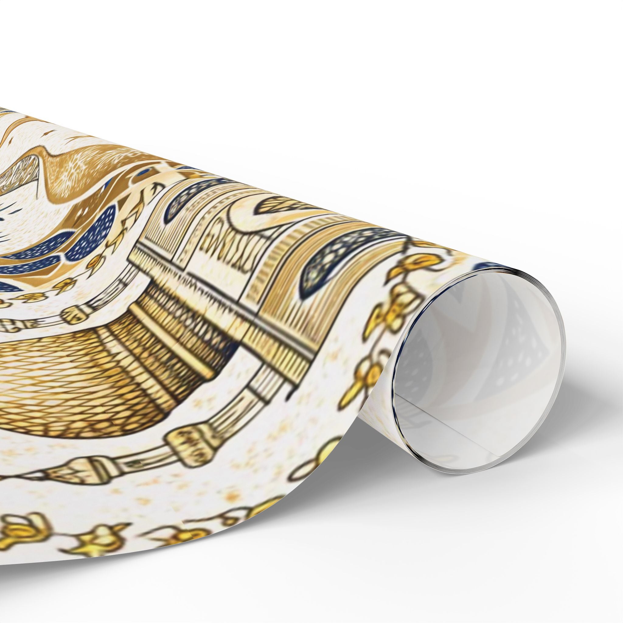 ramadan-night-wrapping-papers-islamic-crescent-moon-gift-wrap-mosque-silhouette-eid-holiday-supplies-festive-present-packagin