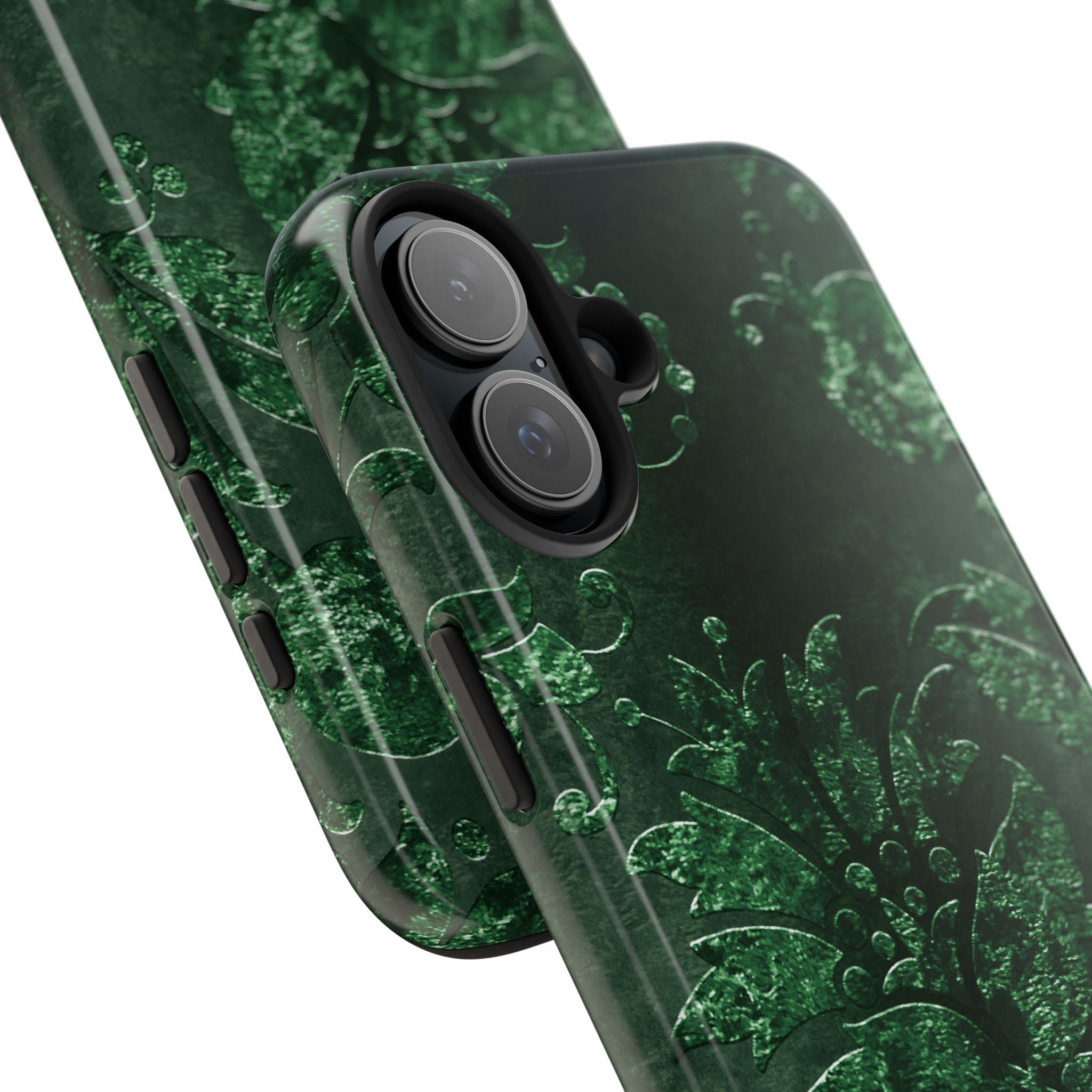embossed-emerald-velvet-tough-iphone-case-protective-iphone-cover-heavy-duty-iphone-case-rugged-phone-case-durable-smartphone