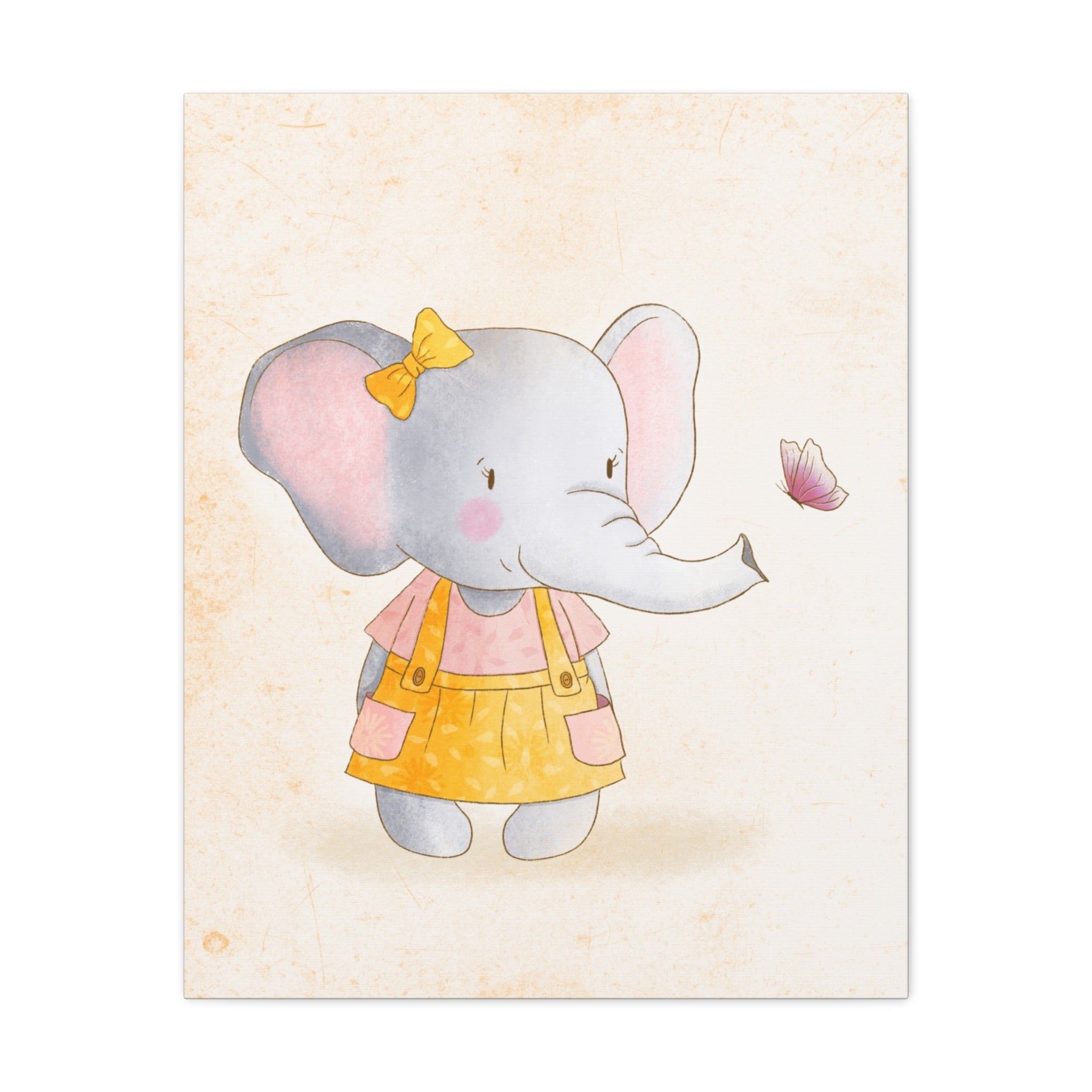 canvas-wall-art-cute-elephant-nursery-decor-baby-elephant-print-nursery-art-cute-elephant-decoration-baby-nursery-cute-animal