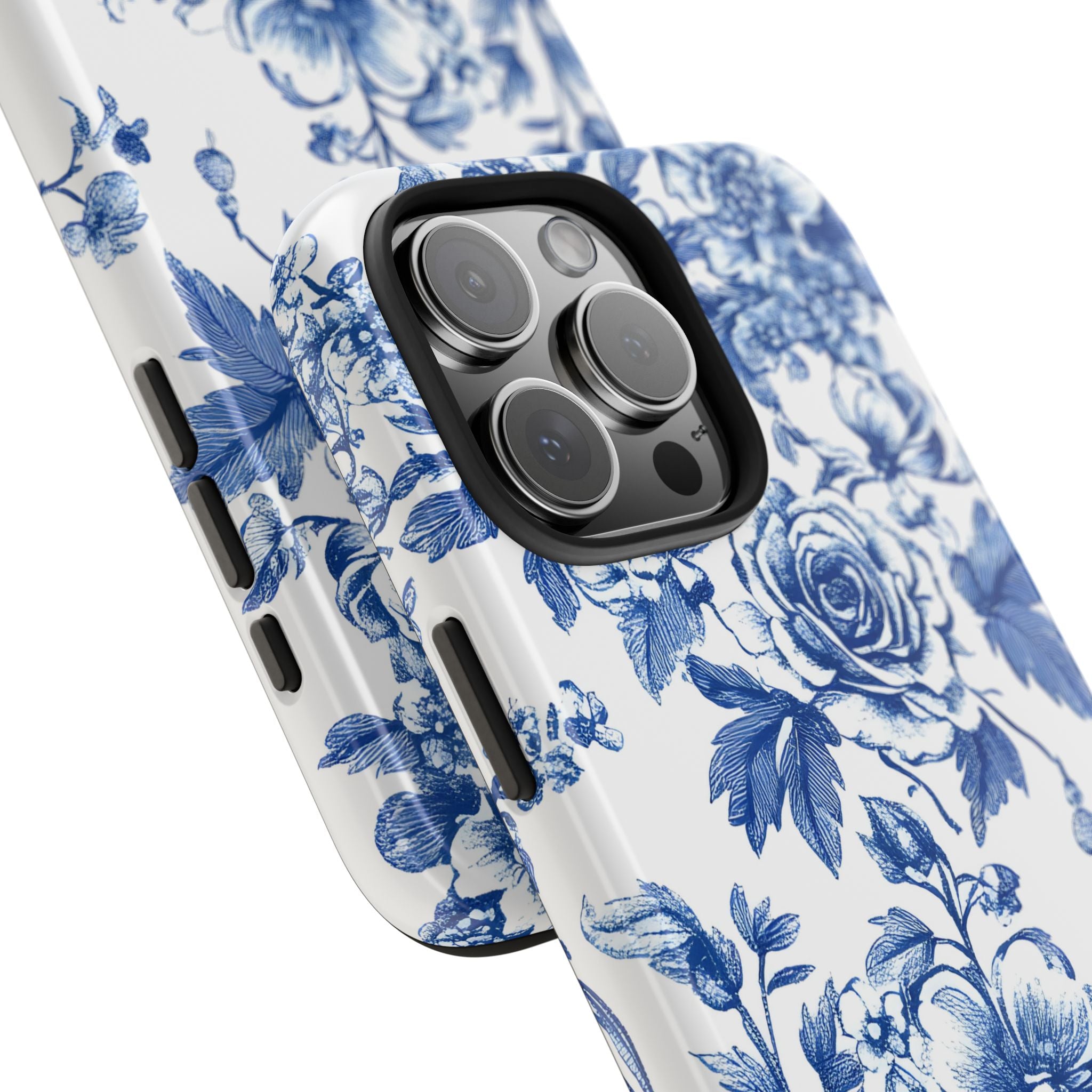 french-toile-floral-tough-iphone-case-blue-iphone-cover-protective-iphone-case-hard-shell-iphone-case-vintage-design-phone-ca