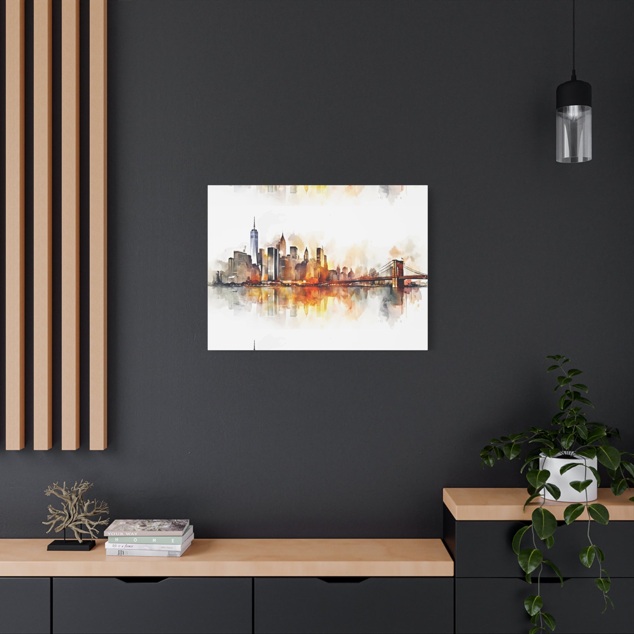 canvas-wall-art-print-watercolor-new-york-city-cityscape-home-decor-matte-stretched-alternative-nyc-wall-decor-urban-landscap