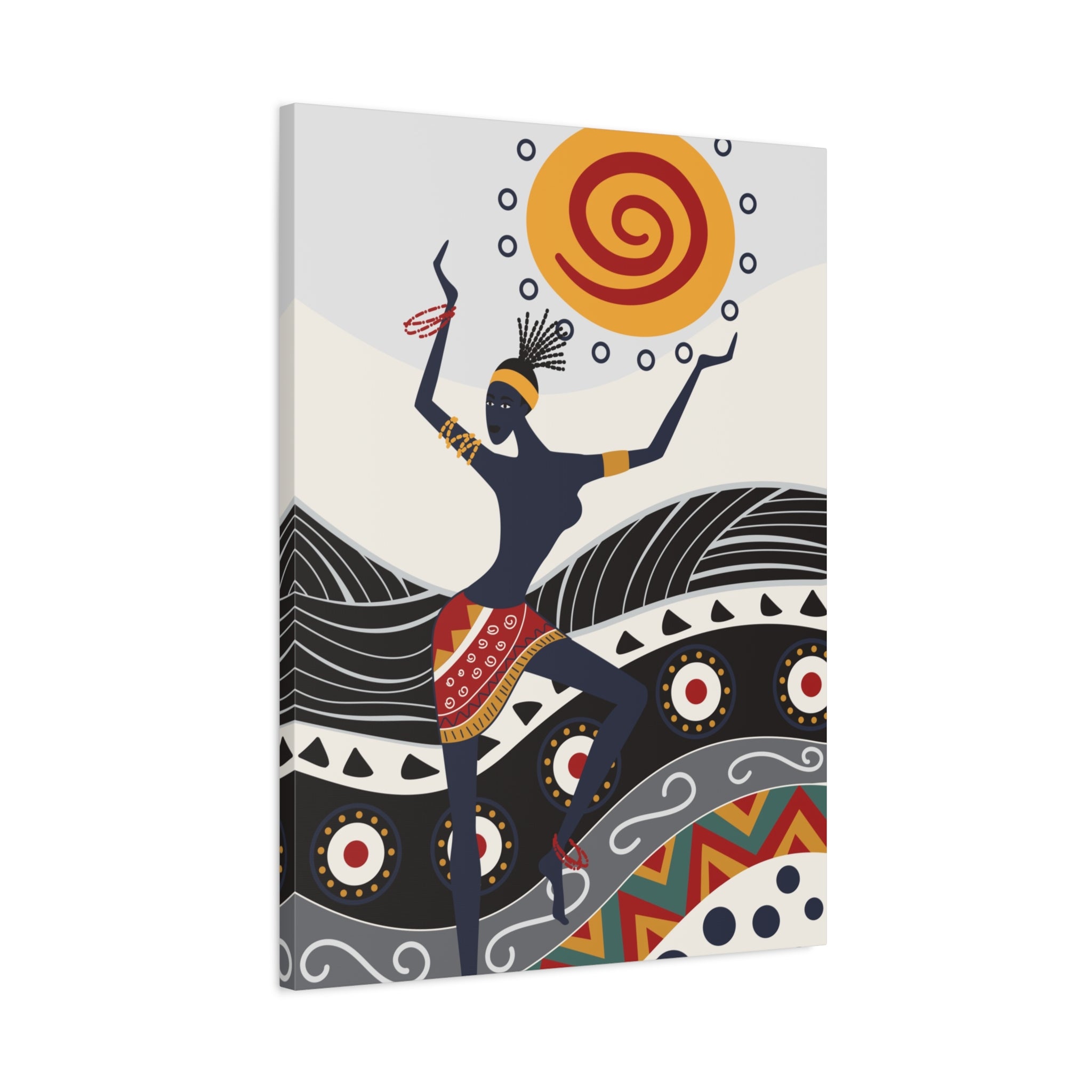 stretched-canvas-print-african-ornament-traditional-dance-wall-decor-african-wall-art-tribal-home-decoration-ethnic-african-a