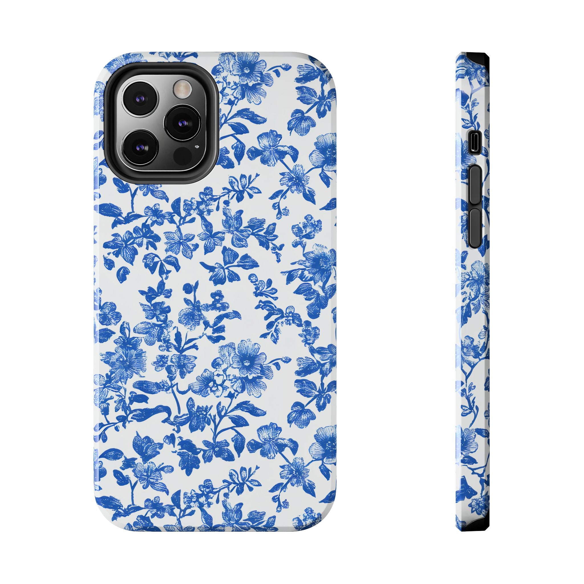 french-toile-floral-tough-iphone-case-blue-iphone-cover-protective-iphone-case-hard-shell-iphone-case-vintage-design-phone-ca