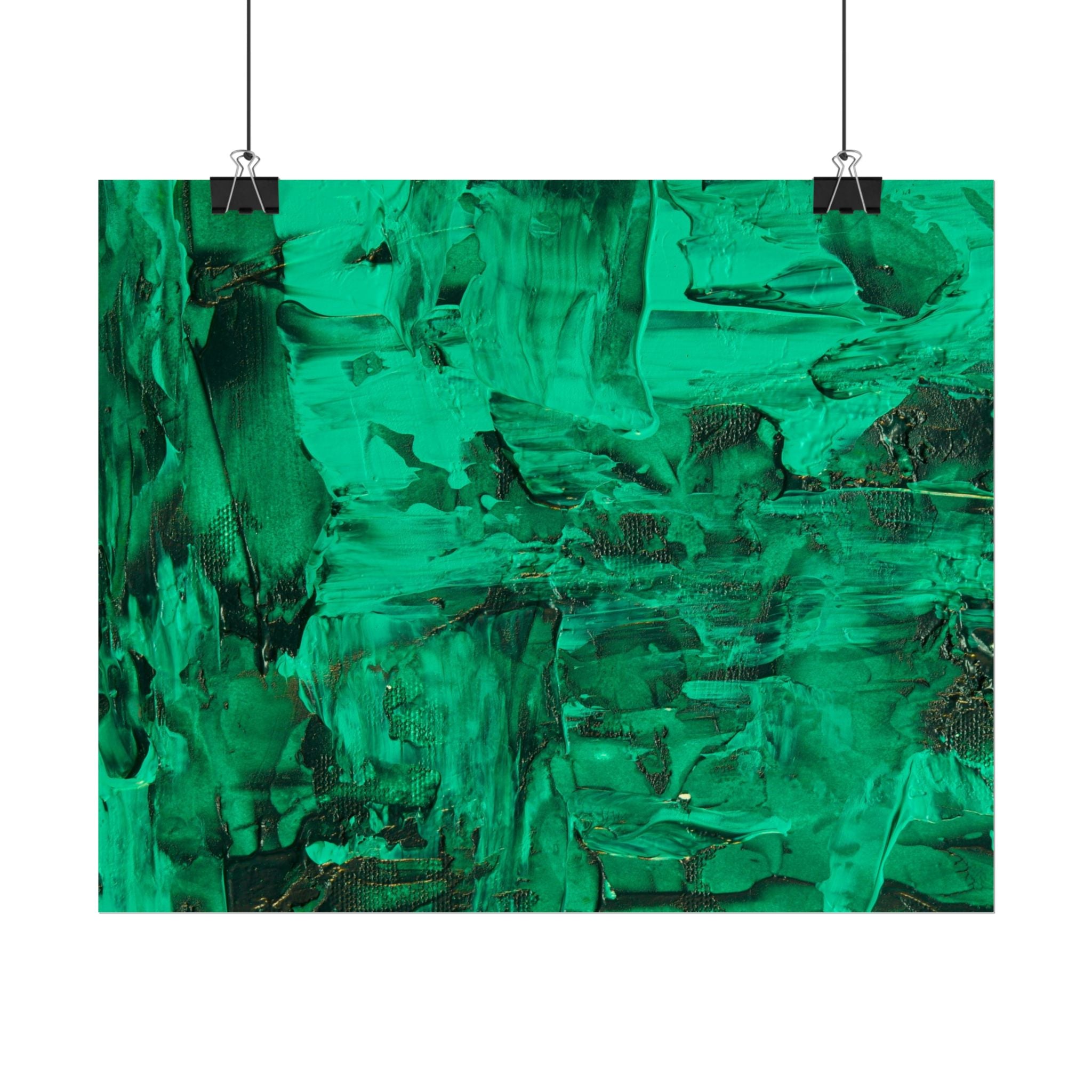 Abstract Green Poster Wall Art, Home Decor, Office Decor, Green Canvas Bedroom, Green Poster Print, Modern Art, Green Wall Decor