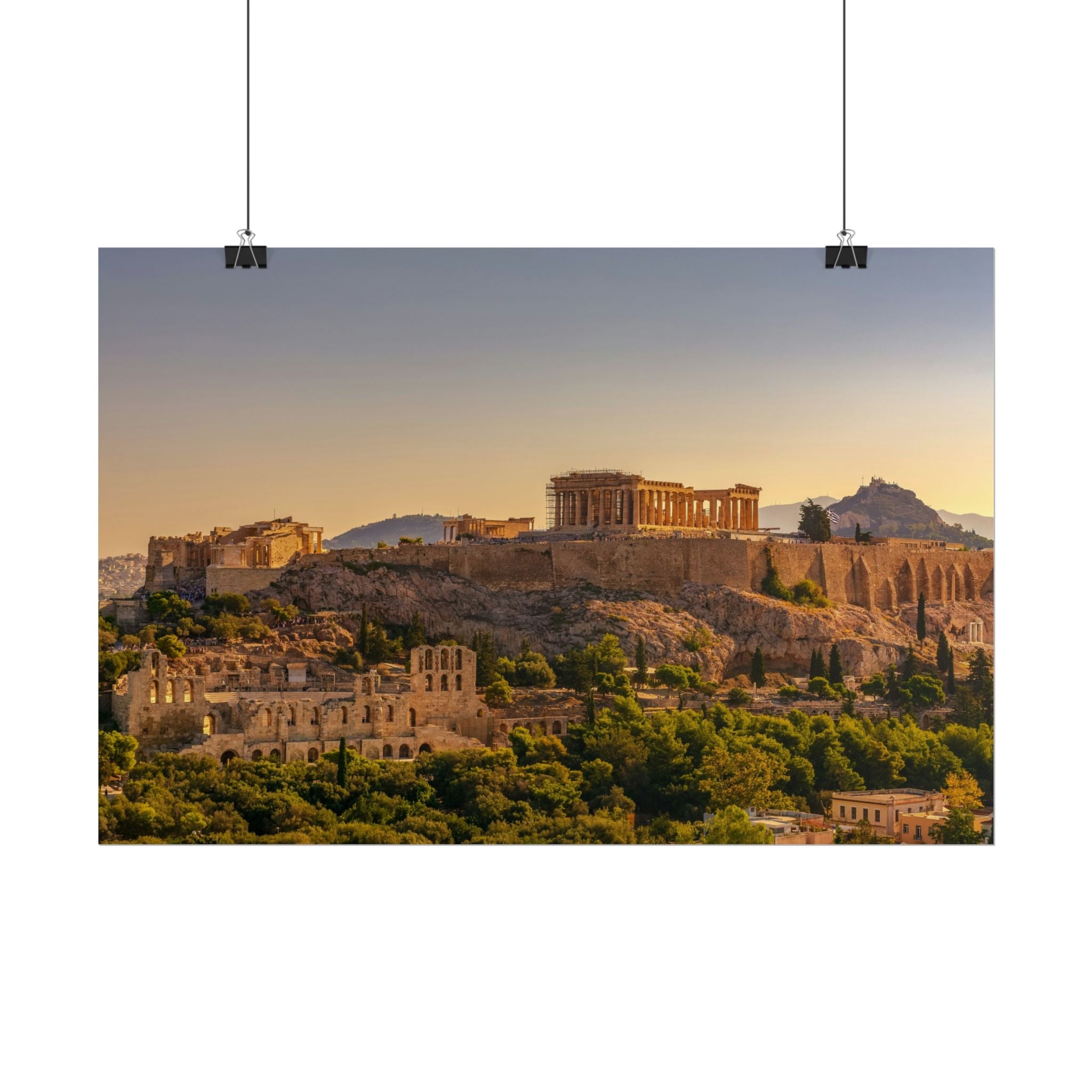 acropolis-panoramic-fine-art-poster-print-greek-wall-art-athens-greece-home-decor-travel-lover-gift-landscape