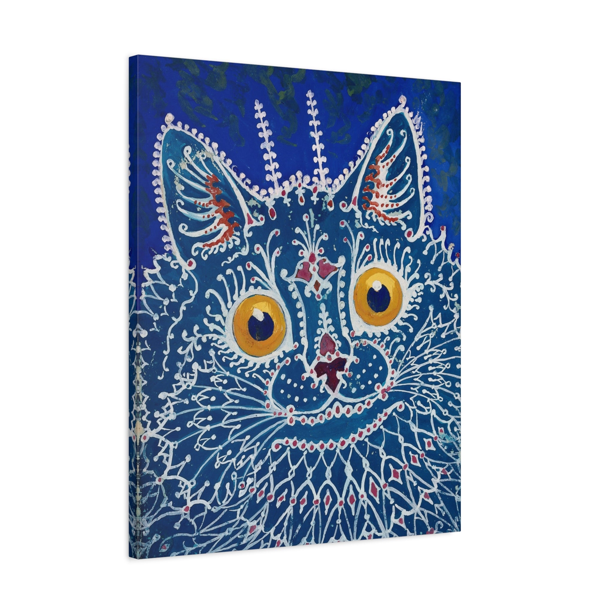 canvas-print-louis-wain-cat-gothic-style-gouache-art-large-wall-decor-matte-stretched-home-office-decoration-unique-cat-print