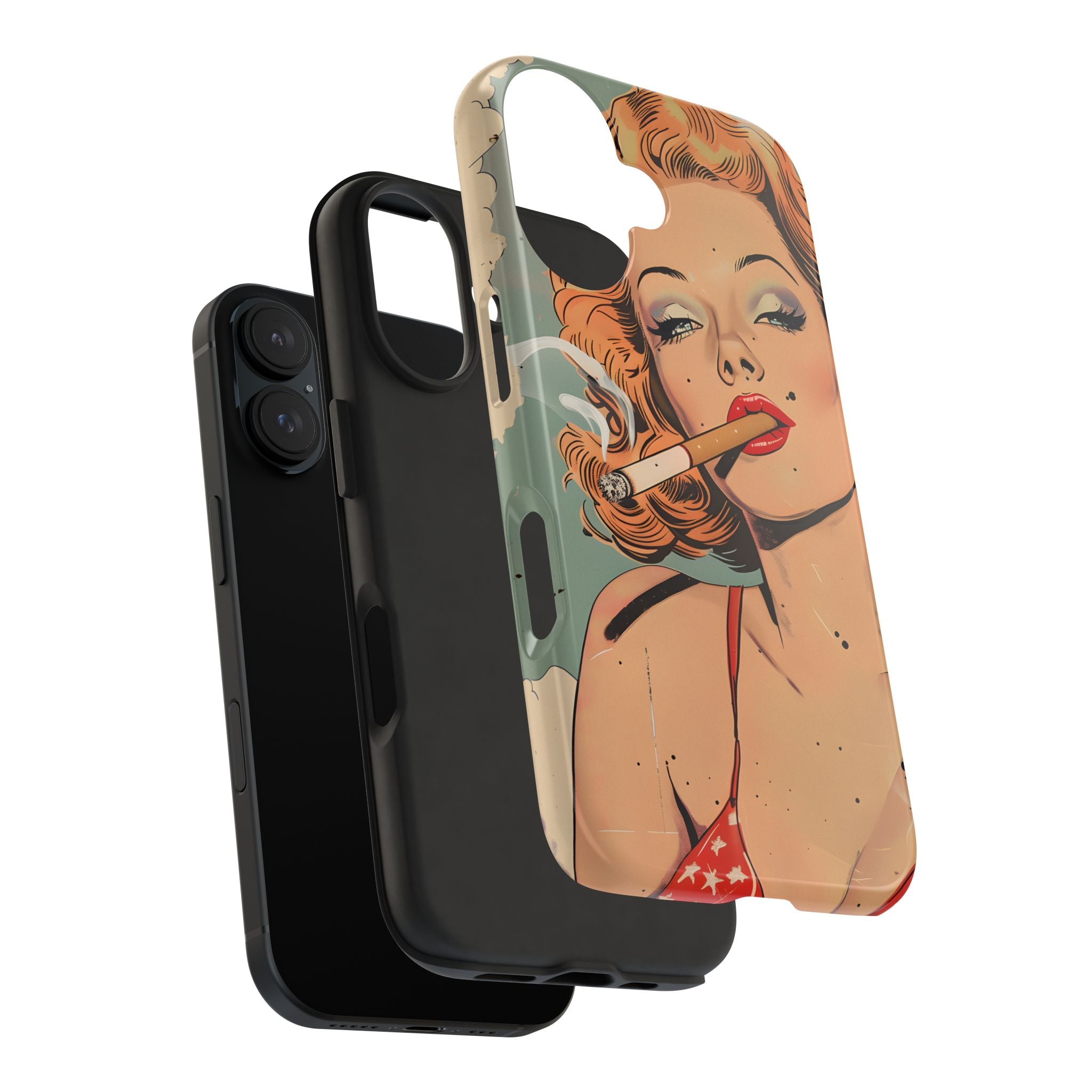 tough-phone-cases-vintage-pin-up-girl-iphone-cover-strong-phone-protector-retro-pinup-design-protective-smartphone-case