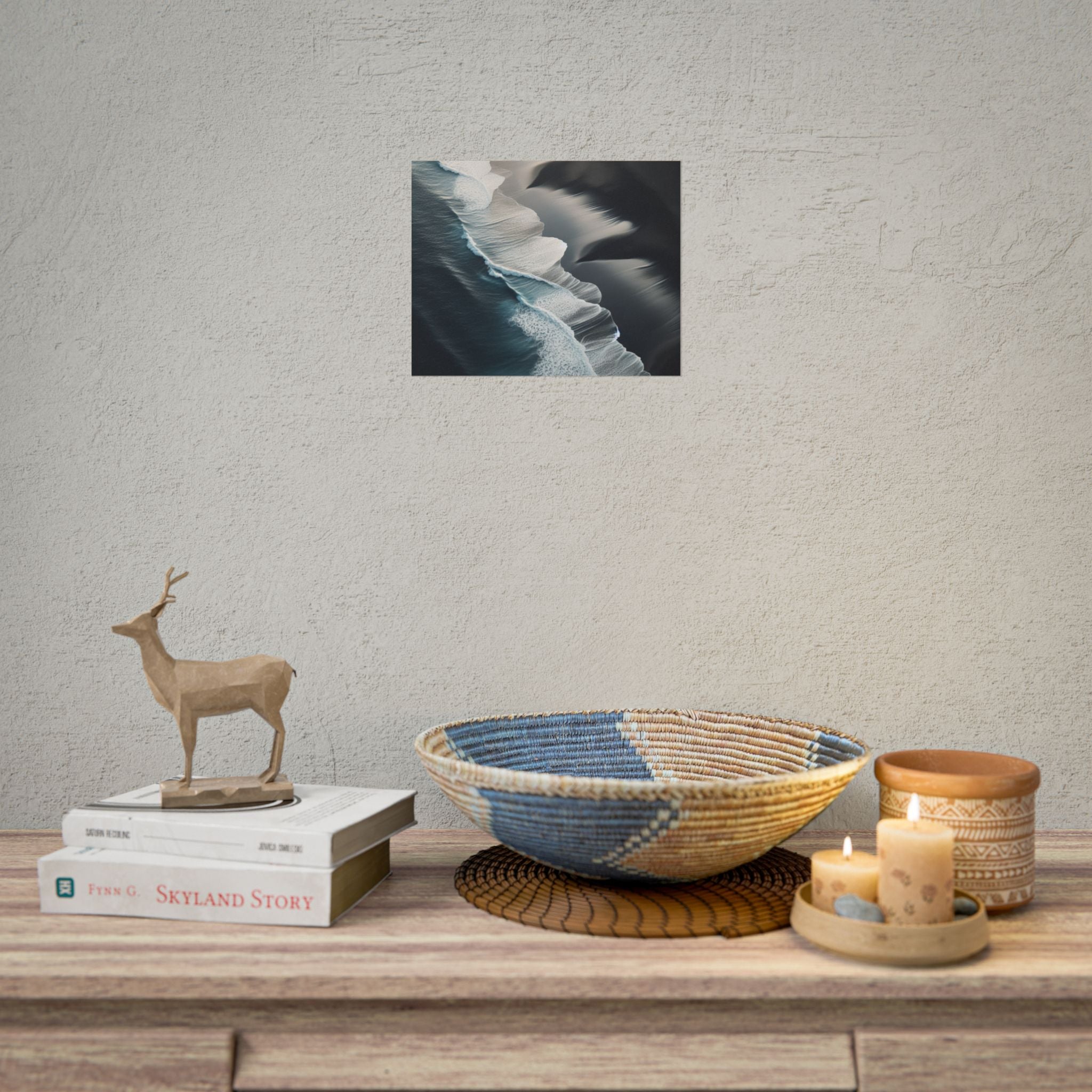 beach-wall-art-ocean-minimalist-poster-print-coastal-photography-ocean-print-sand-landscape-home-office-decoration