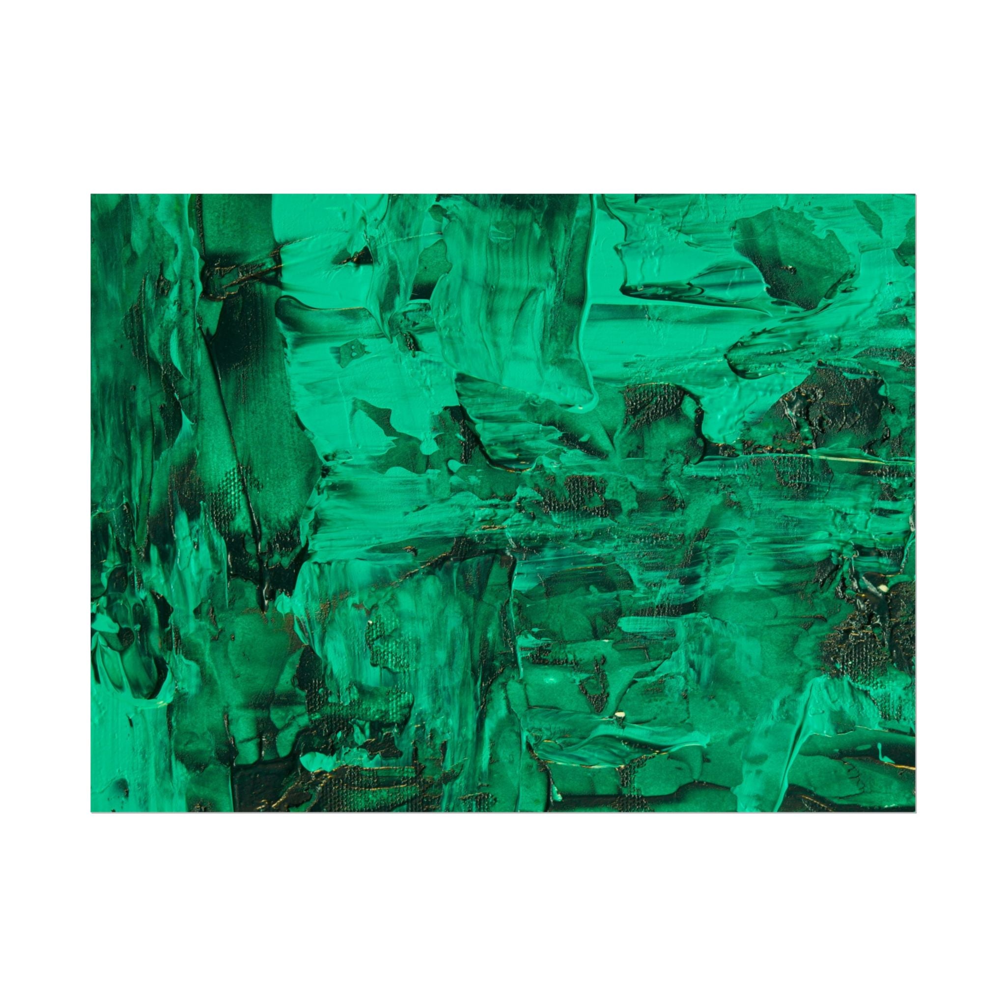 Abstract Green Poster Wall Art, Home Decor, Office Decor, Green Canvas Bedroom, Green Poster Print, Modern Art, Green Wall Decor