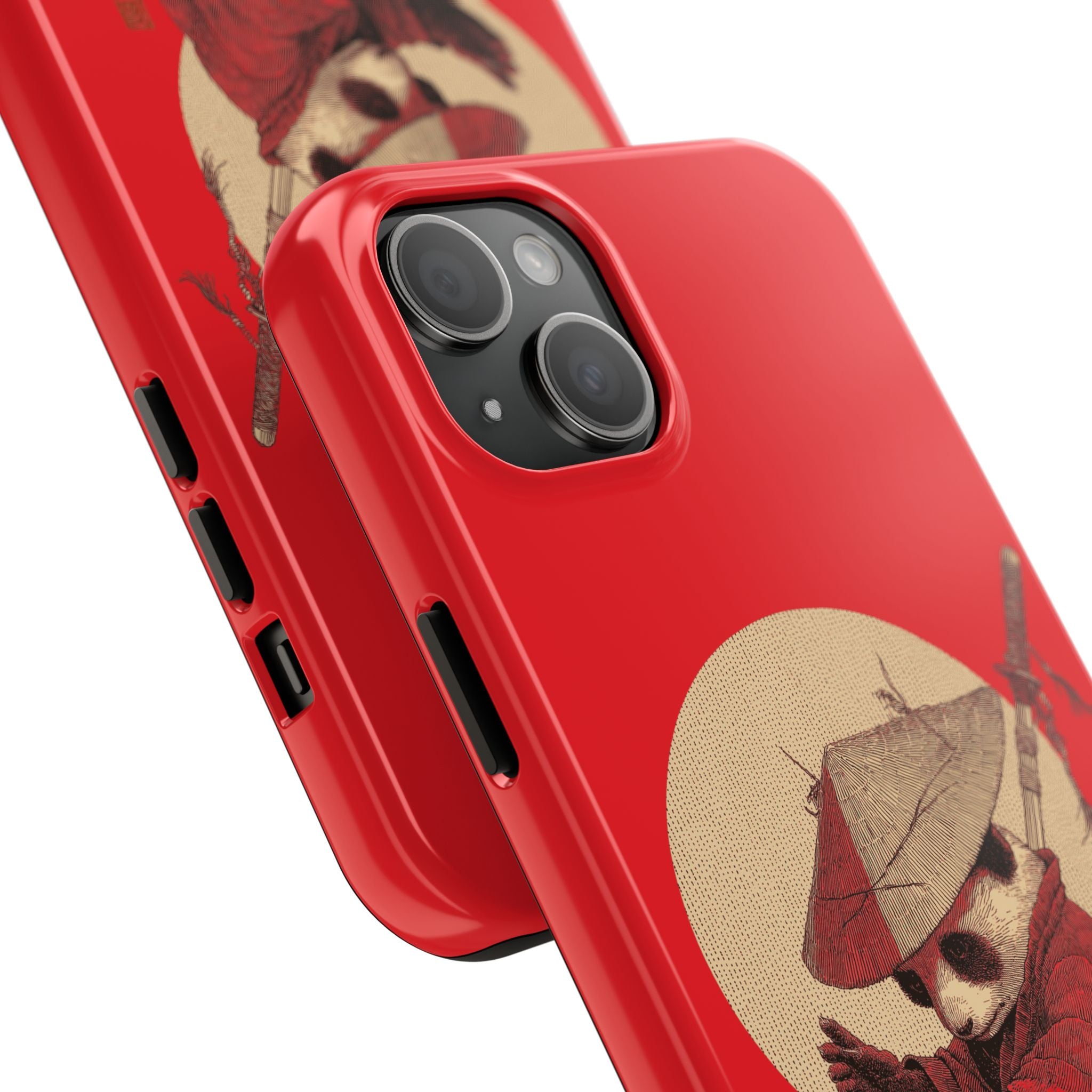 japanese-samurai-panda-iphone-tough-case-kawaii-animal-phone-cover-protective-phone-cover-japandi-art-iphone-case