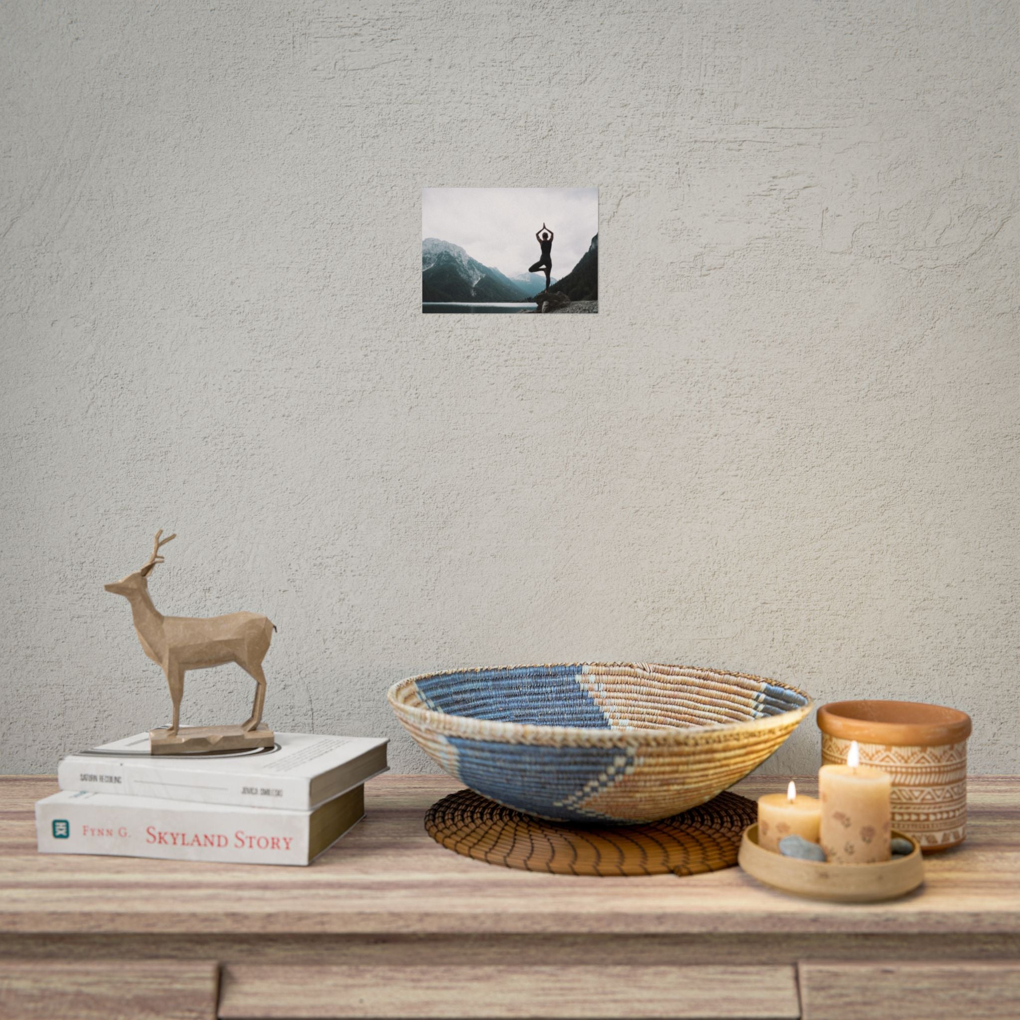 zen-retreat-poster-rolled-poster-yoga-nature-peace-meditation-gift-home-decor-poster-art-poster-gift