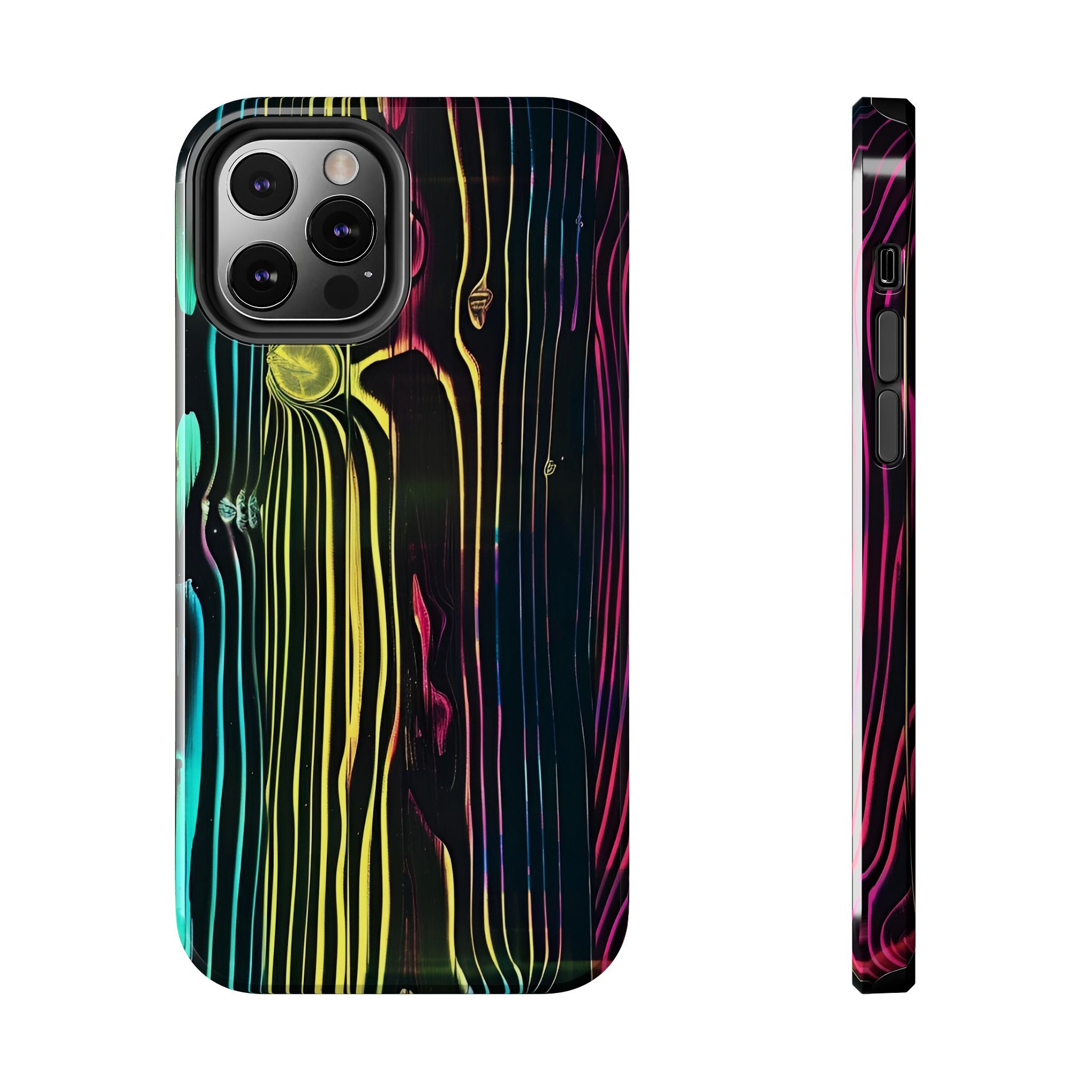 disco-neon-tough-iphone-cases-wood-grain-texture-iphone-case-cover-protective-iphone-shell-unique-iphone-accessories-iphone-1