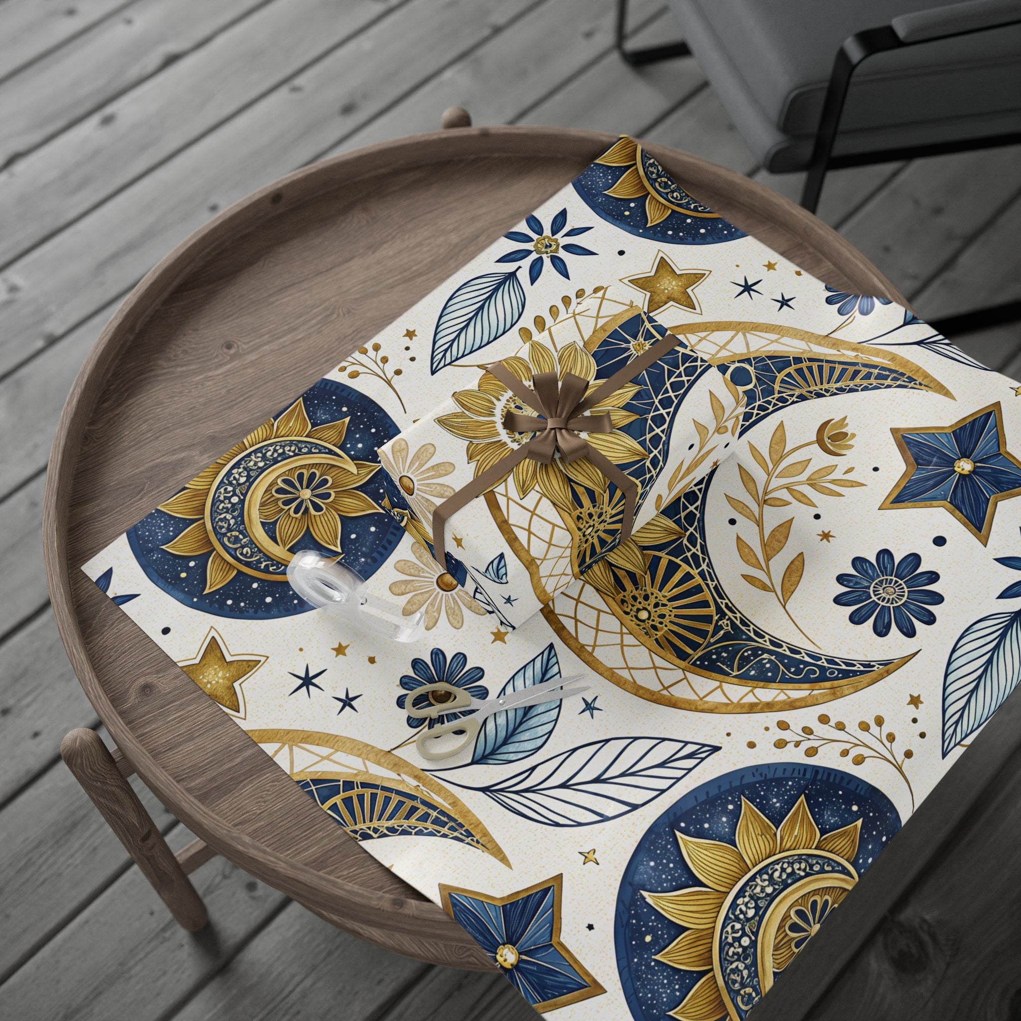 ramadan-night-wrapping-papers-islamic-celestial-gift-wrap-mosque-silhouette-eid-holiday-supplies-festive-present-packaging-re