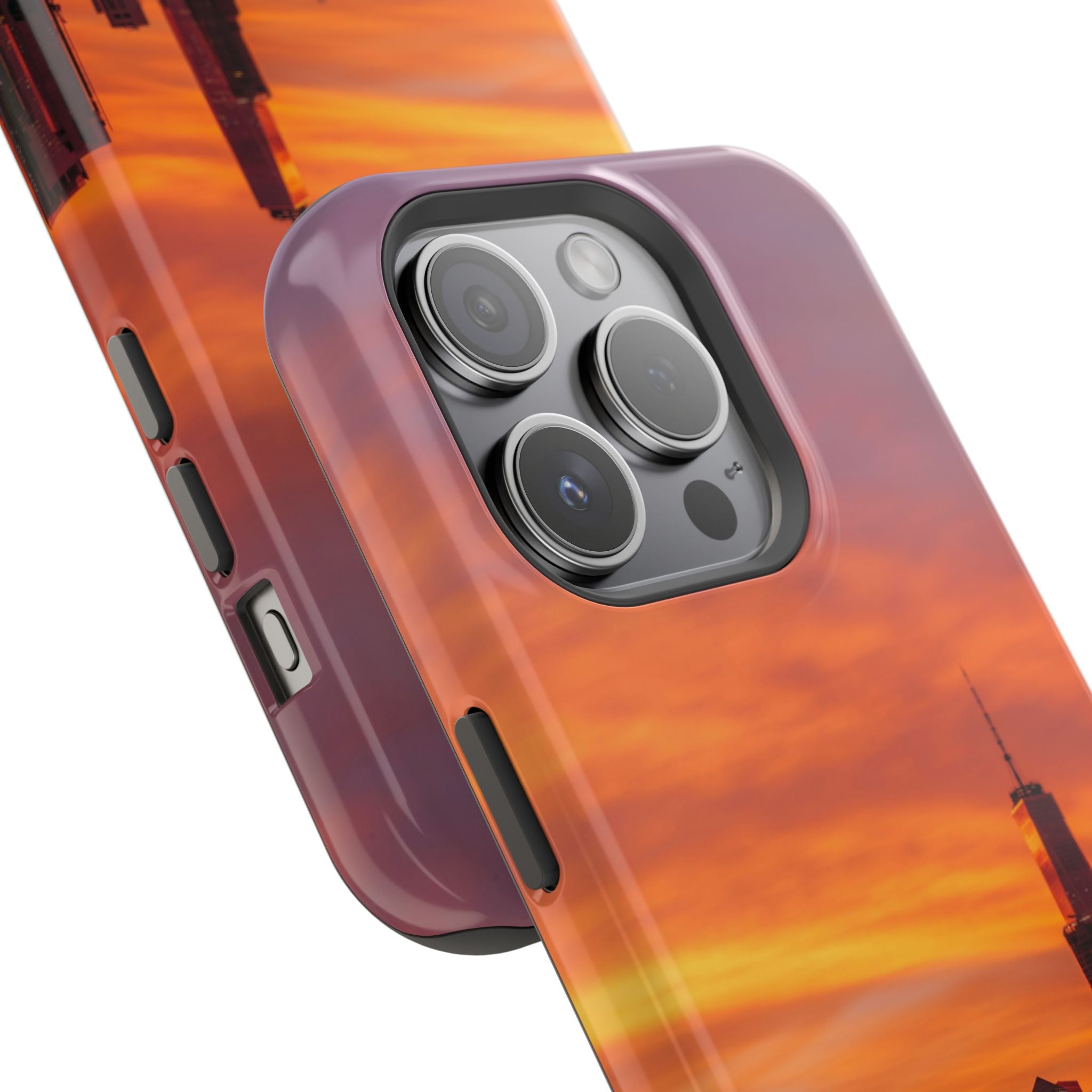 sunset-nyc-cityscape-magnetic-tough-case-durable-phone-protector-new-york-tough-case-gift-for-photographers-urban-aesthetic