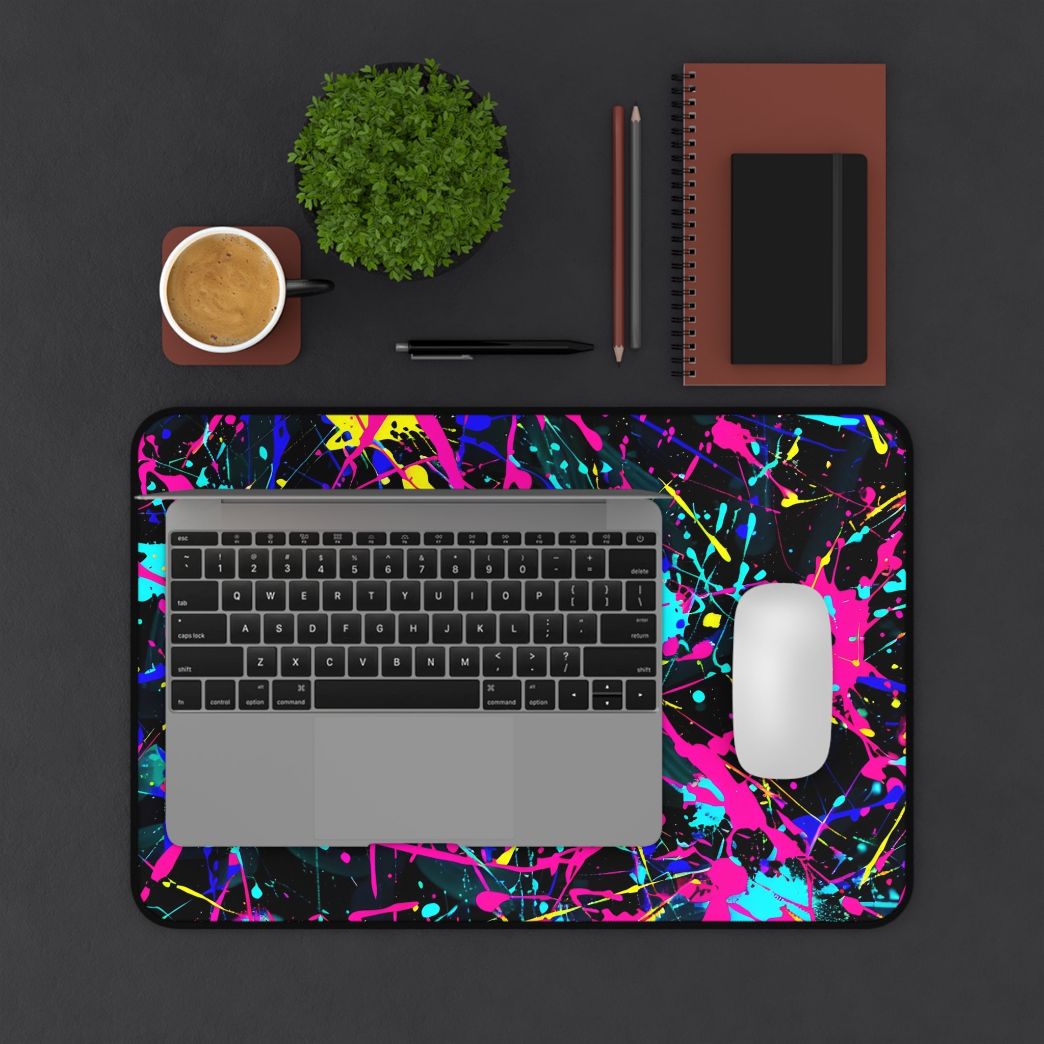 neon-abstract-paint-splatter-desk-mat-colorful-large-gaming-mouse-pad-colorful-work-from-home-desk-accessory-desk-blotter
